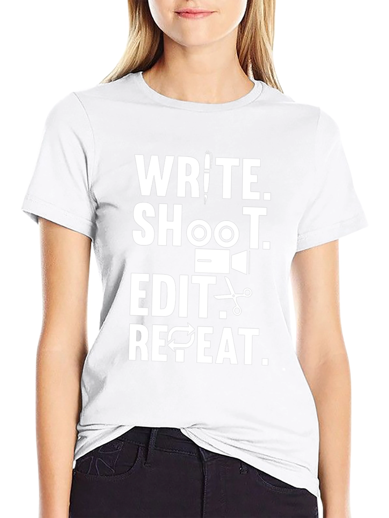 Write Shoot Edit Repeat T-Shirt