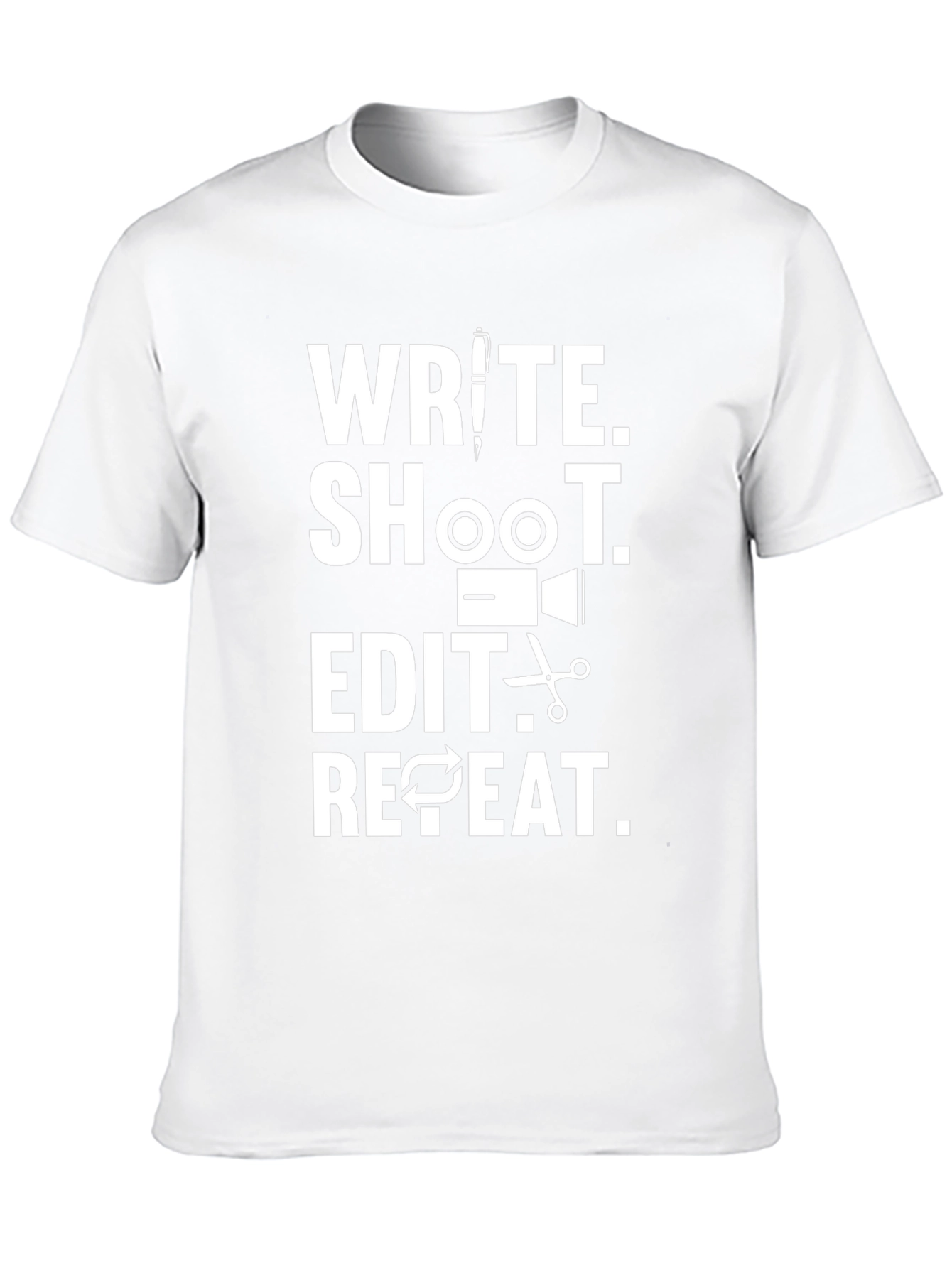 Write Shoot Edit Repeat T-Shirt