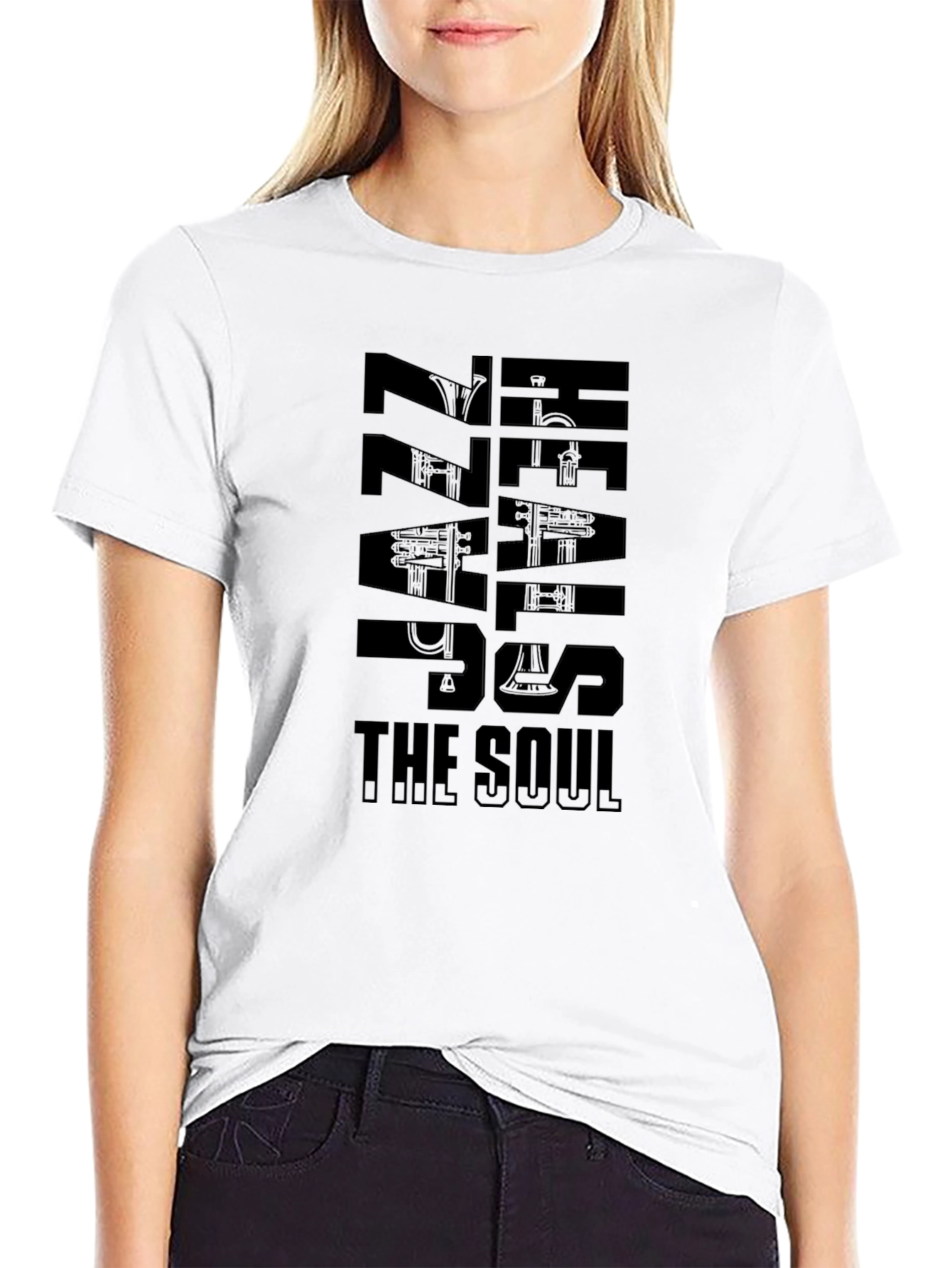 Jazz Heals the Soul Black T-Shirt