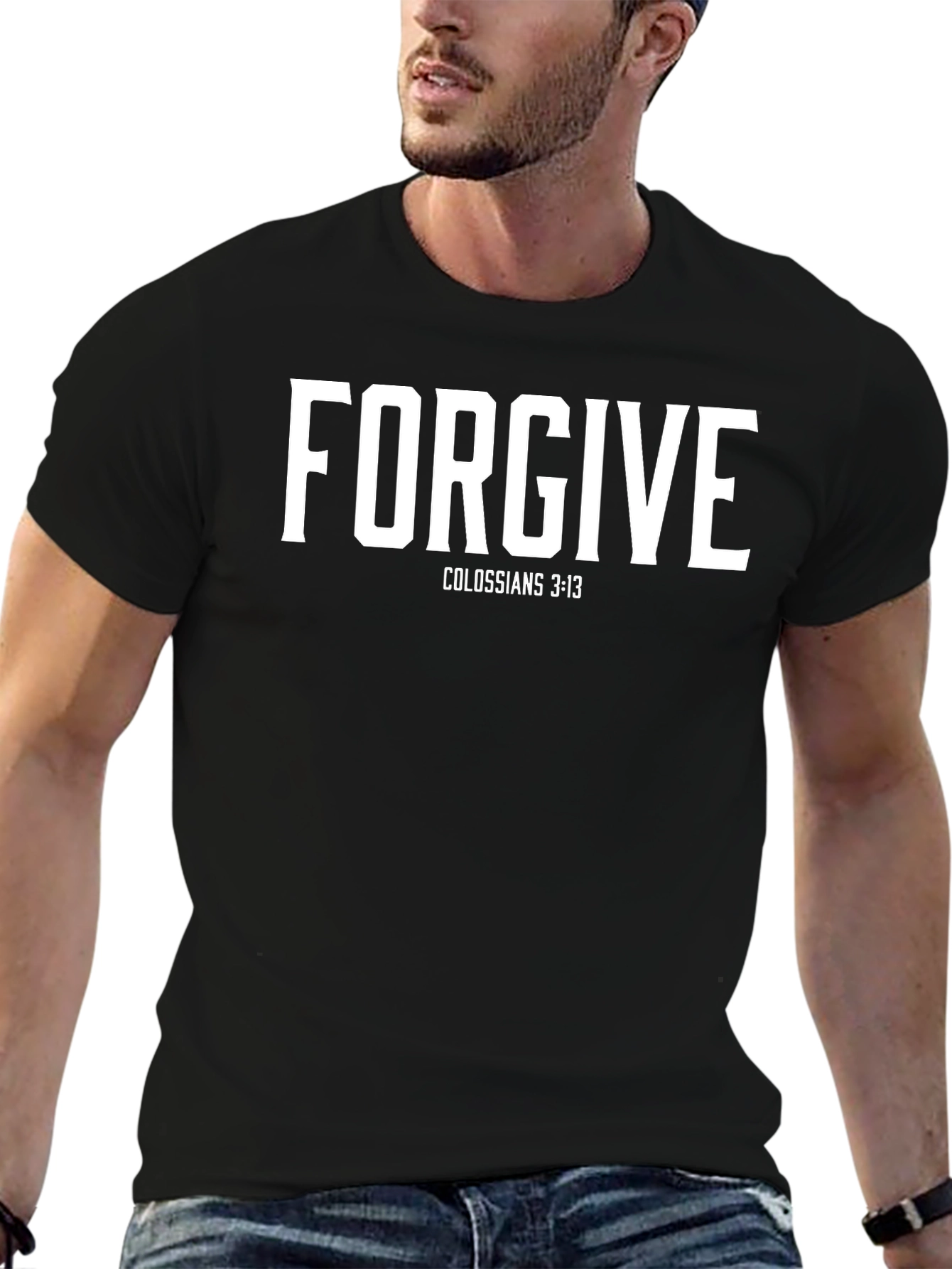 Forgive Colossians 3:13 Graphic Tee - Christian T-Shirt