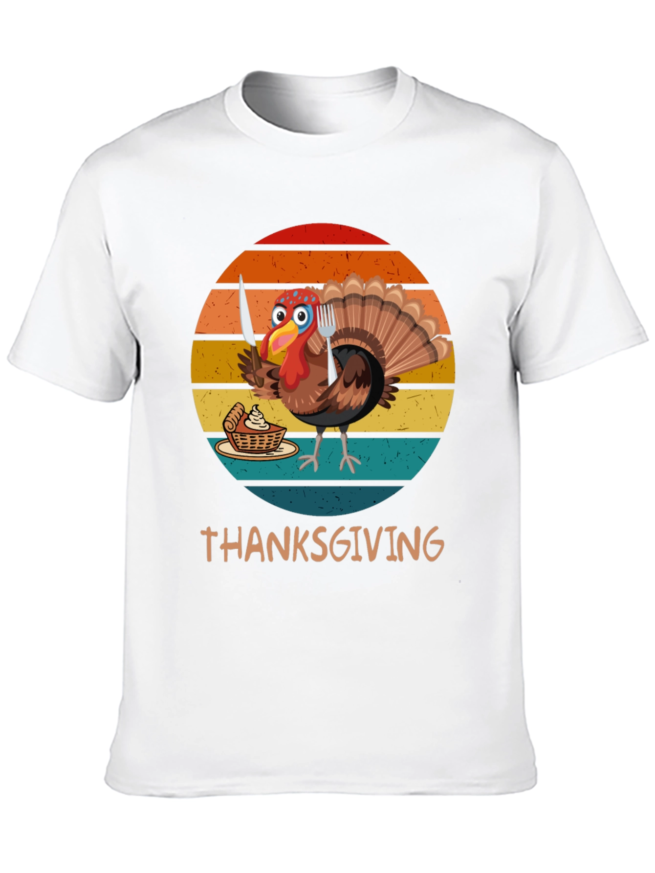 Thanksgiving Turkey Dinner Ready Mens T-Shirt