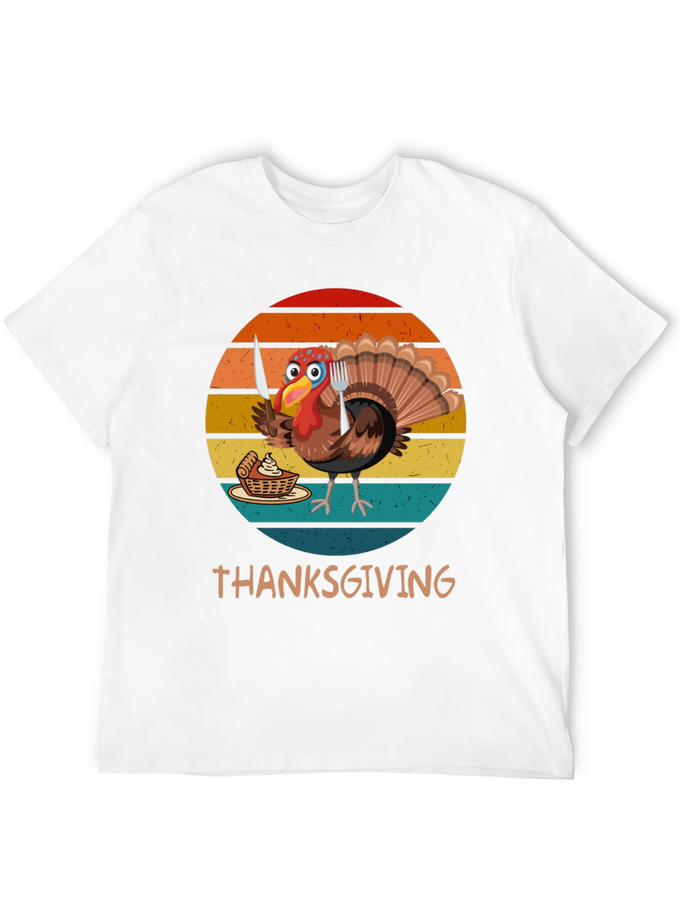 Thanksgiving Turkey Dinner Ready Mens T-Shirt