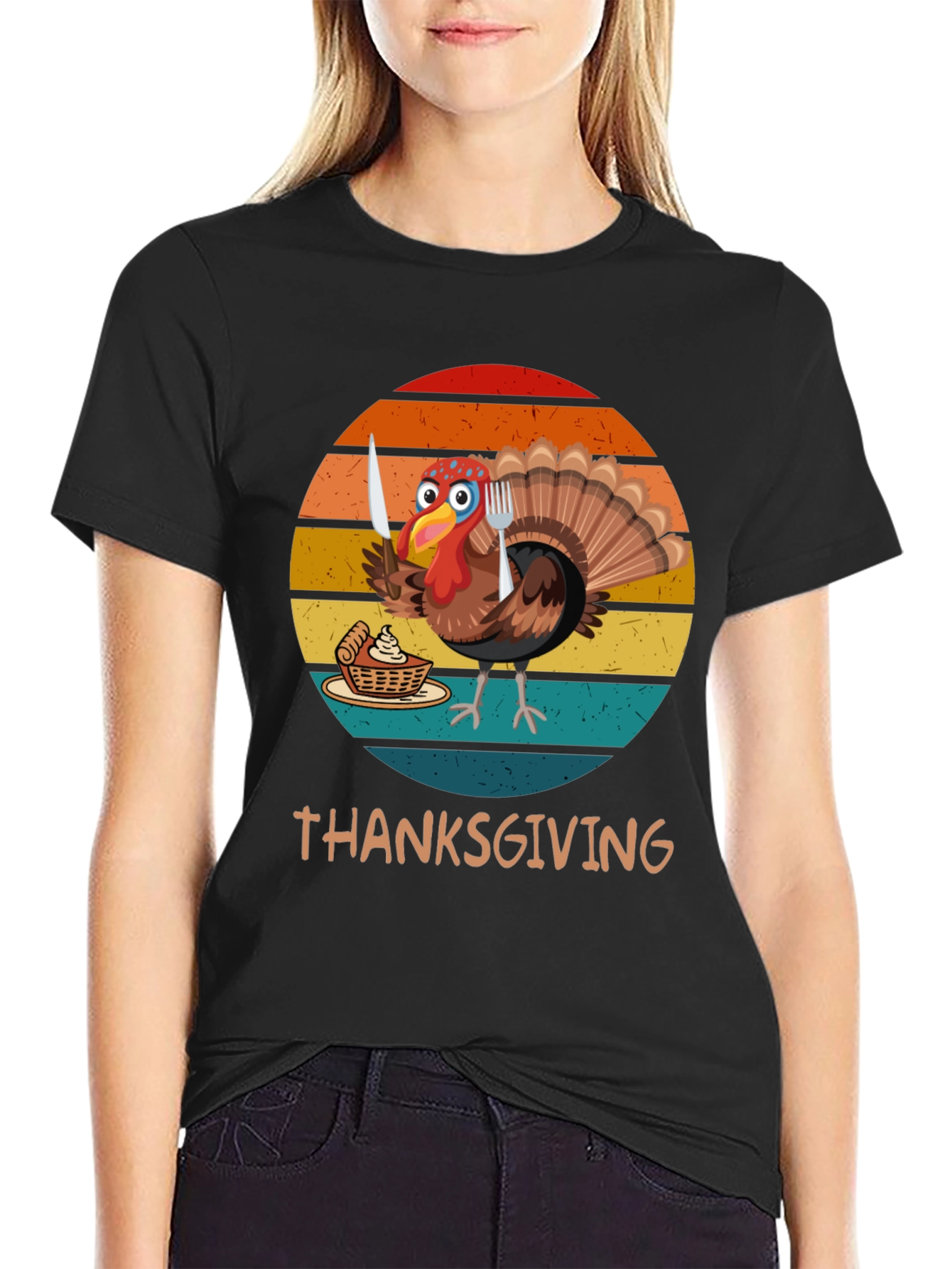 Thanksgiving Turkey Dinner Ready Mens T-Shirt