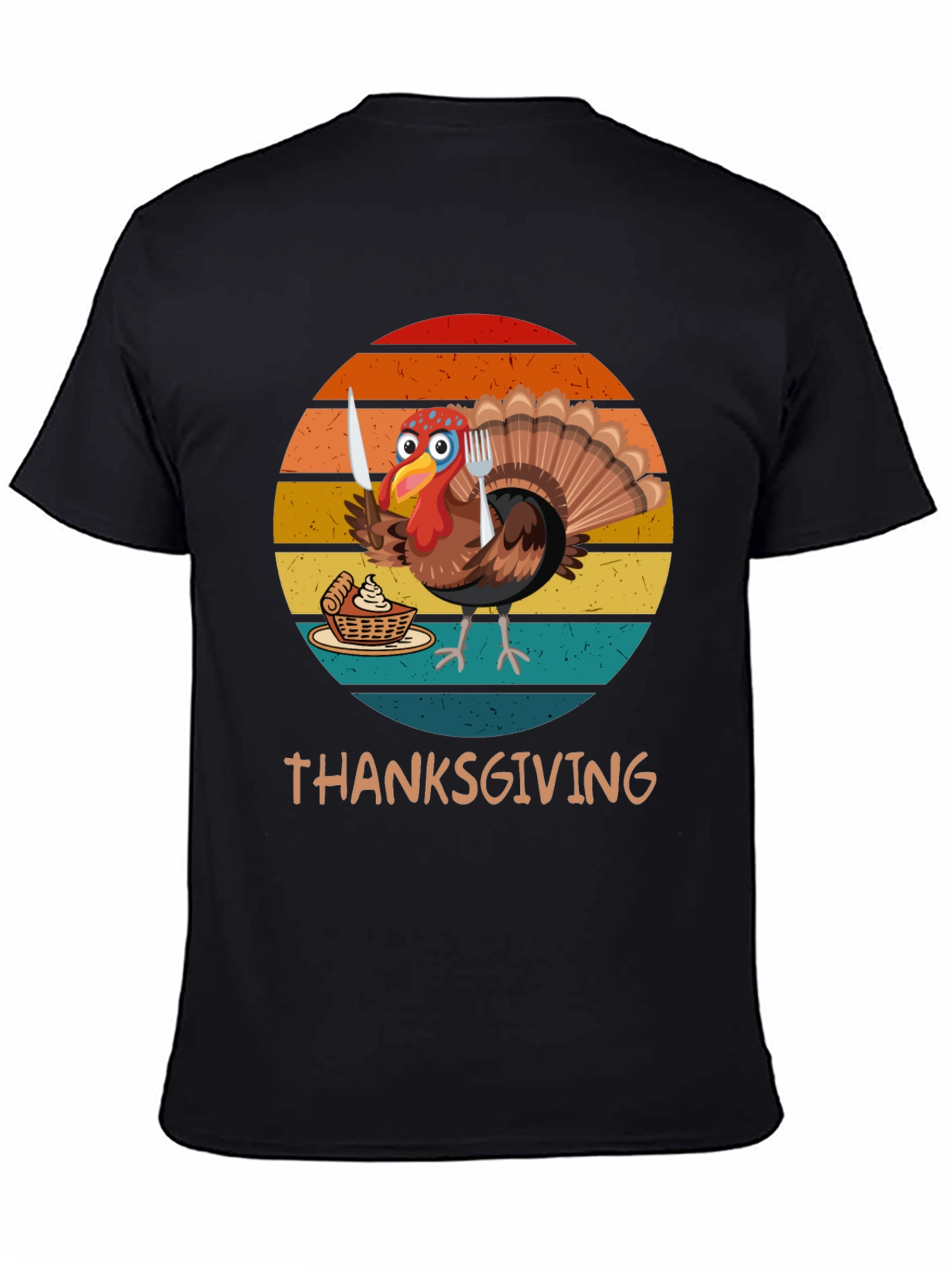 Thanksgiving Turkey Dinner Ready Mens T-Shirt