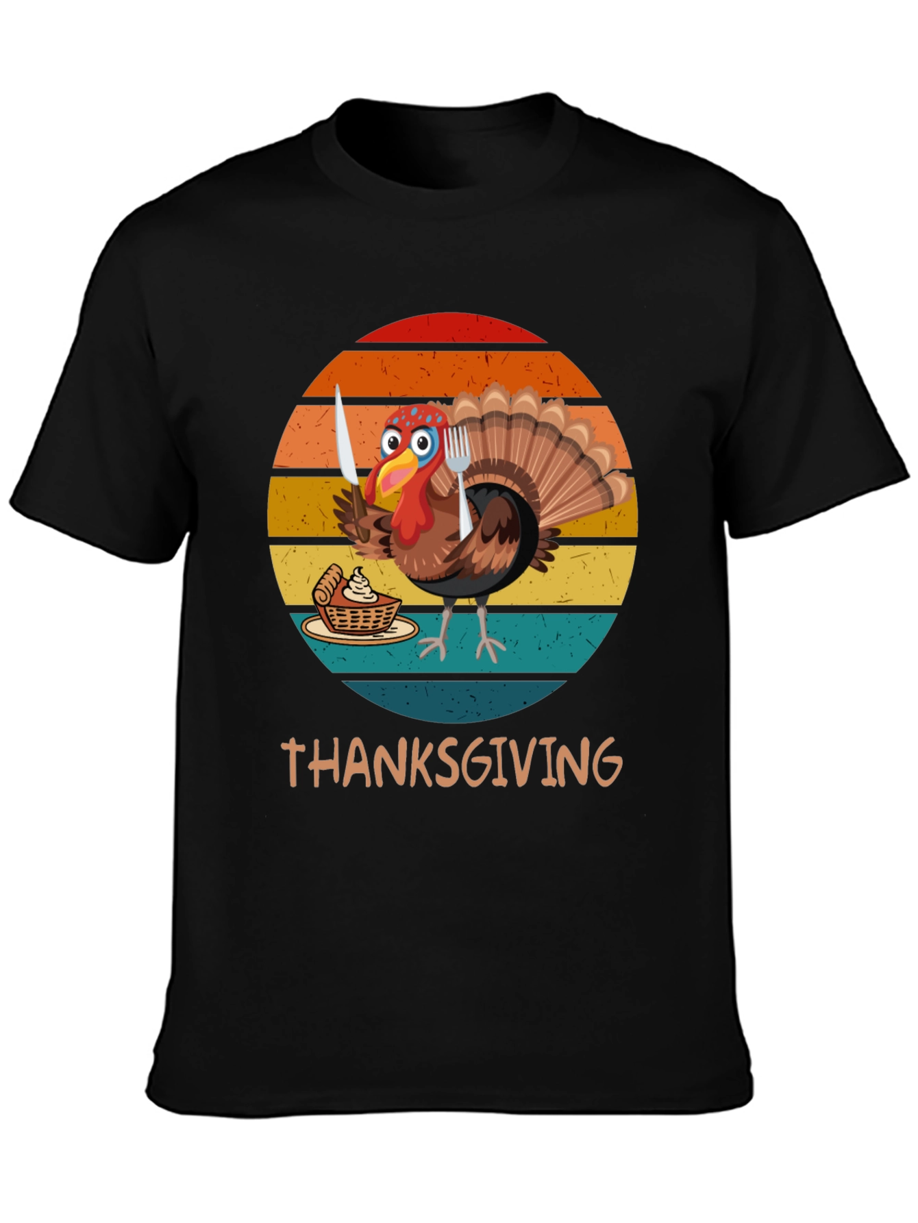 Thanksgiving Turkey Dinner Ready Mens T-Shirt