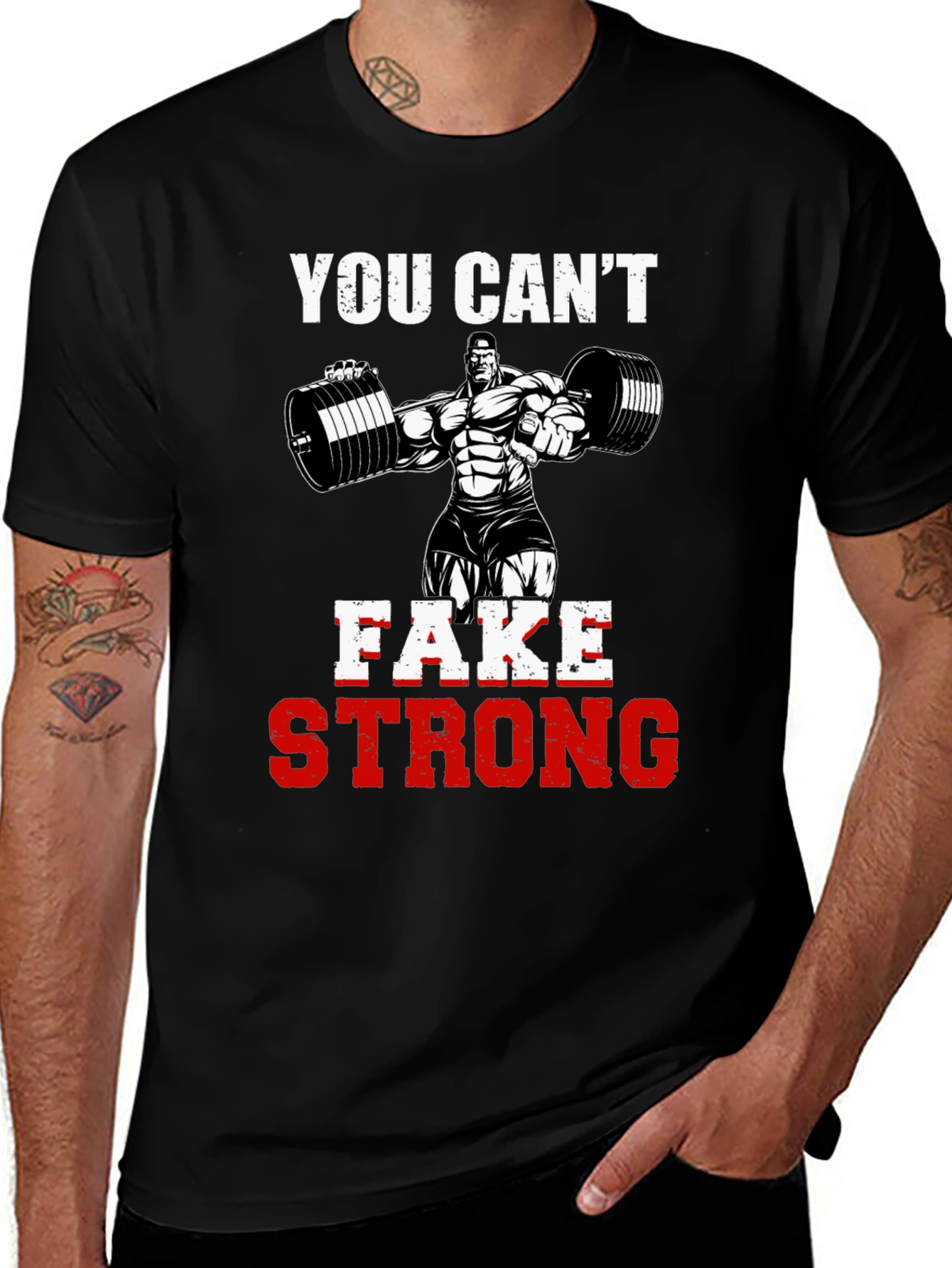 You Cant Fake Strong Graphic Tee