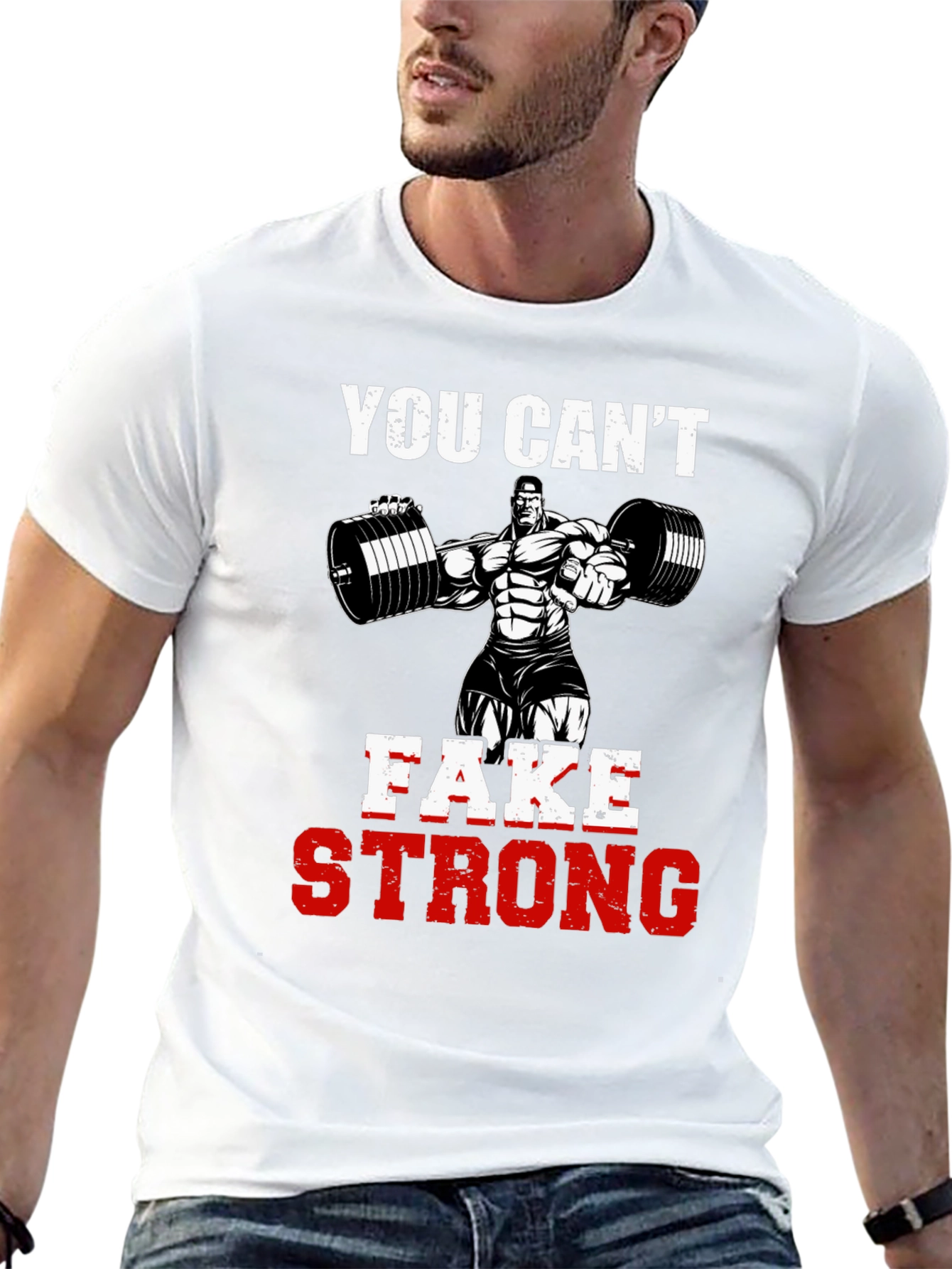 You Cant Fake Strong Graphic Tee