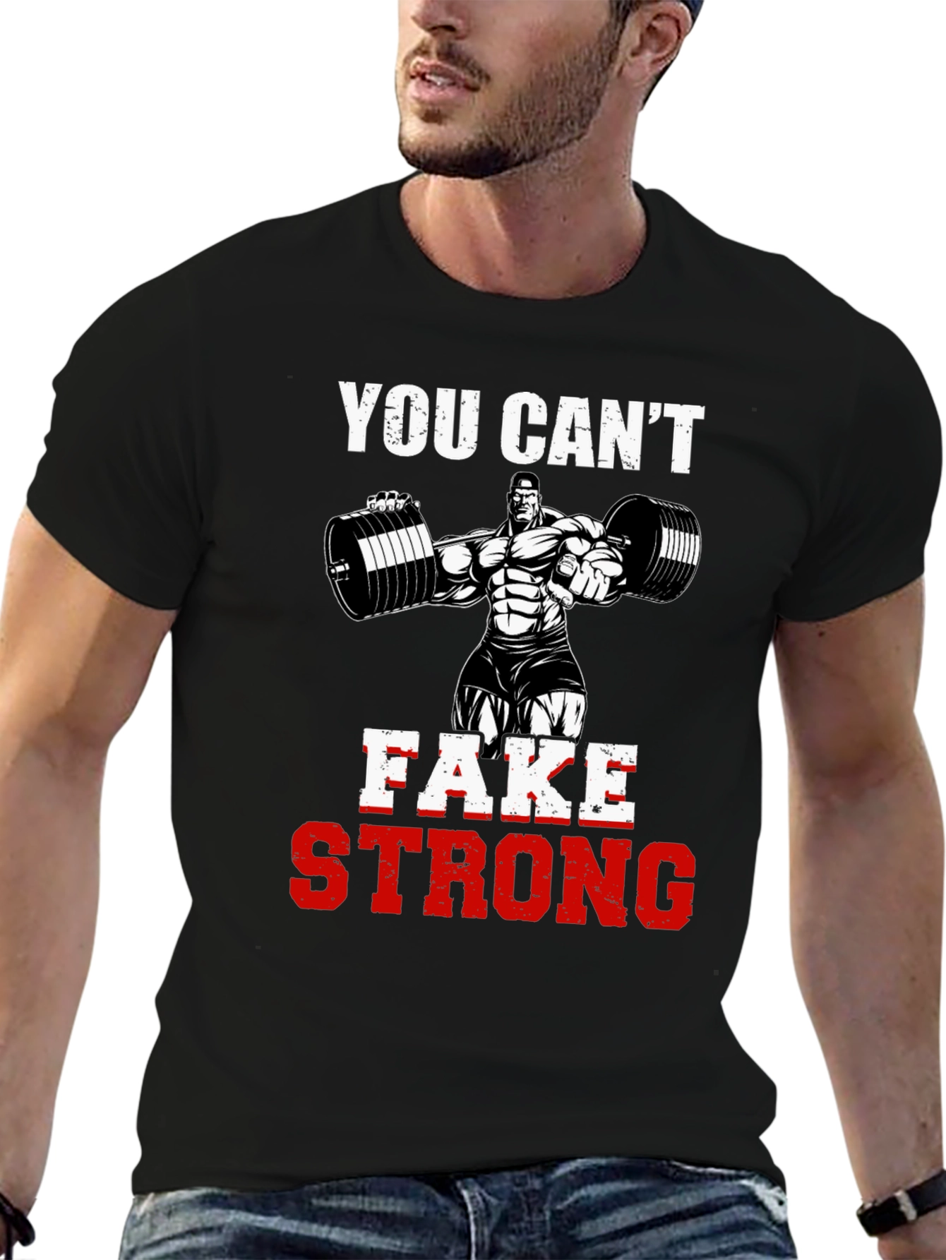 You Cant Fake Strong Graphic Tee