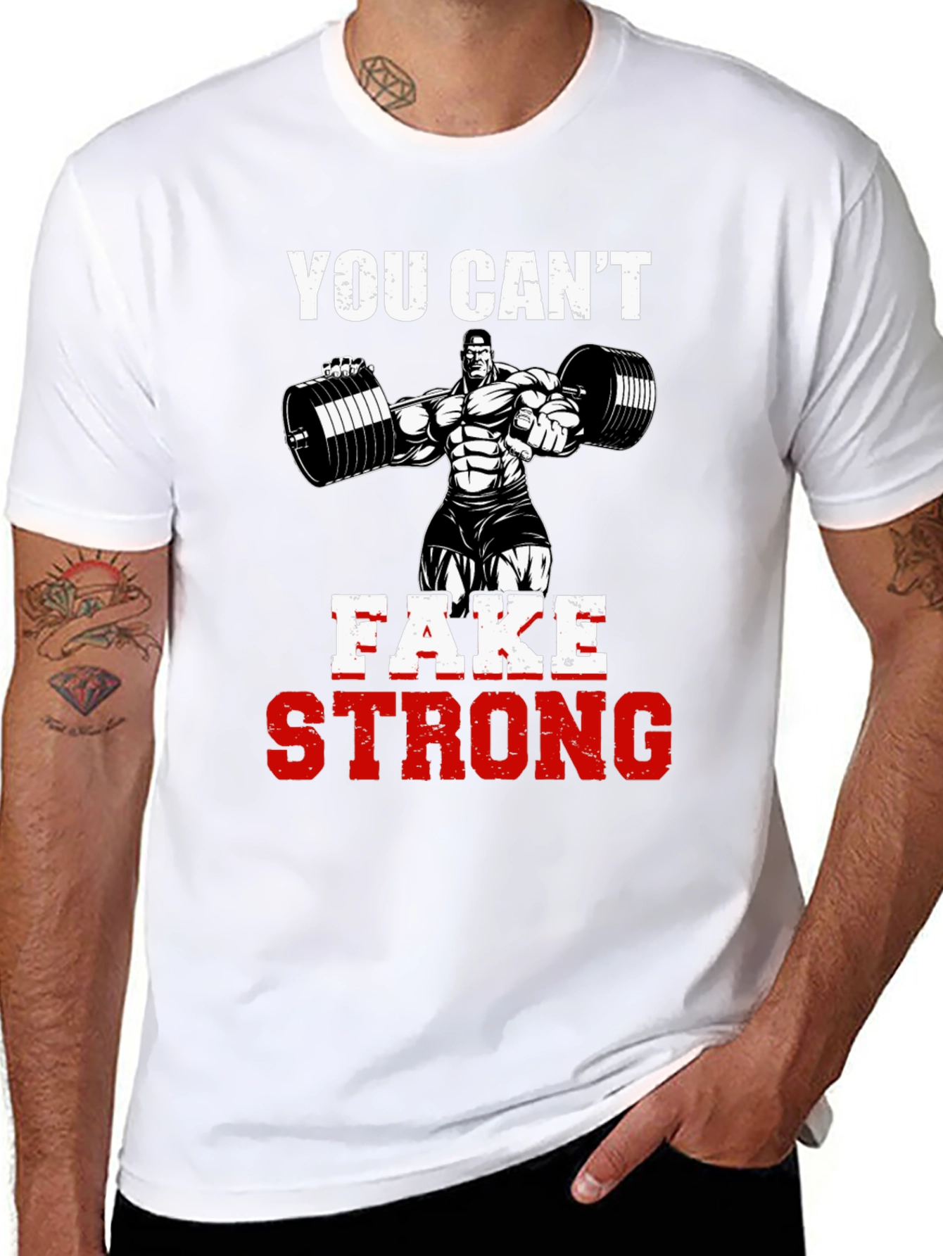 You Cant Fake Strong Graphic Tee