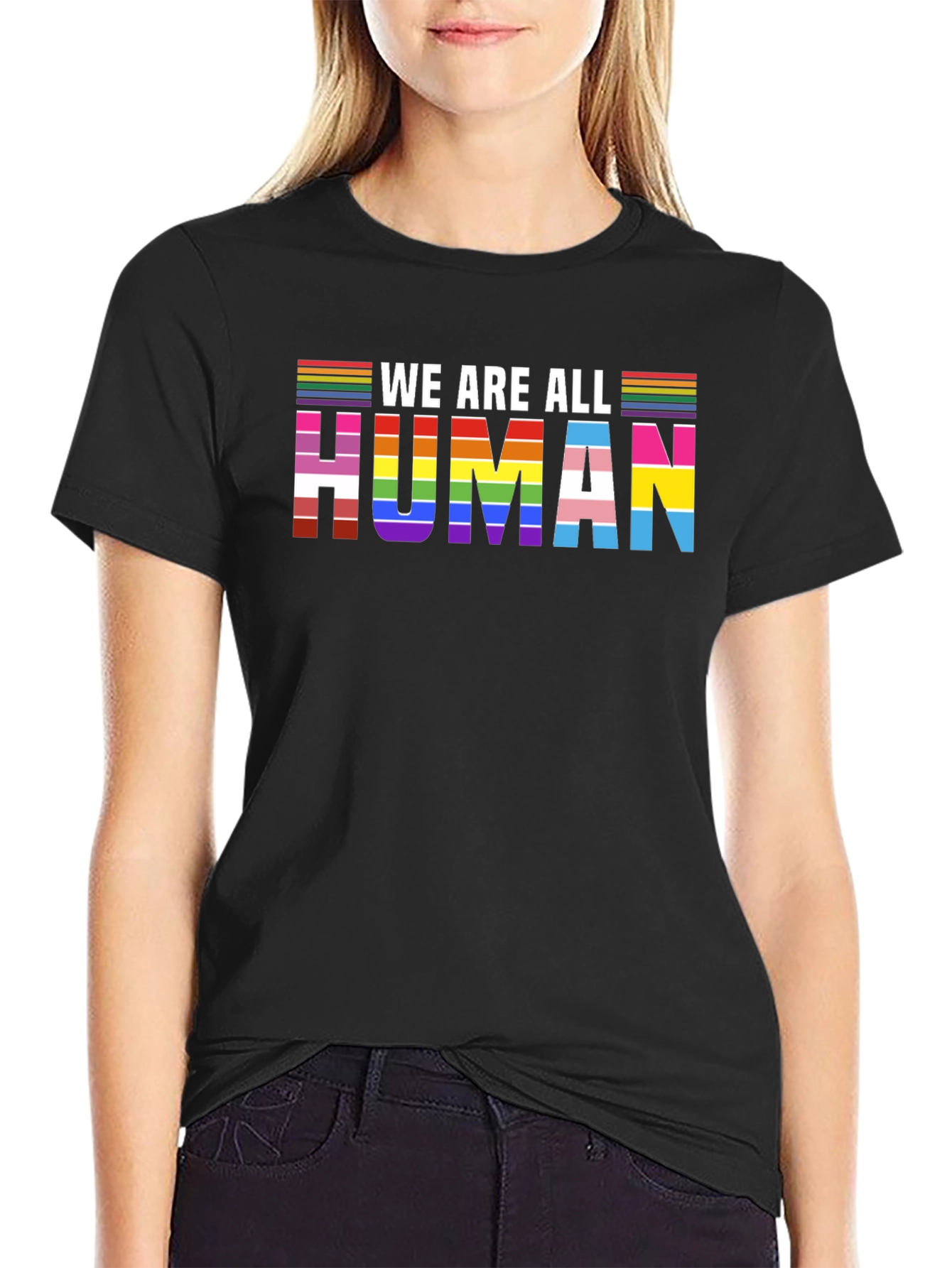 We Are All Human LGBT Pride T-Shirt
