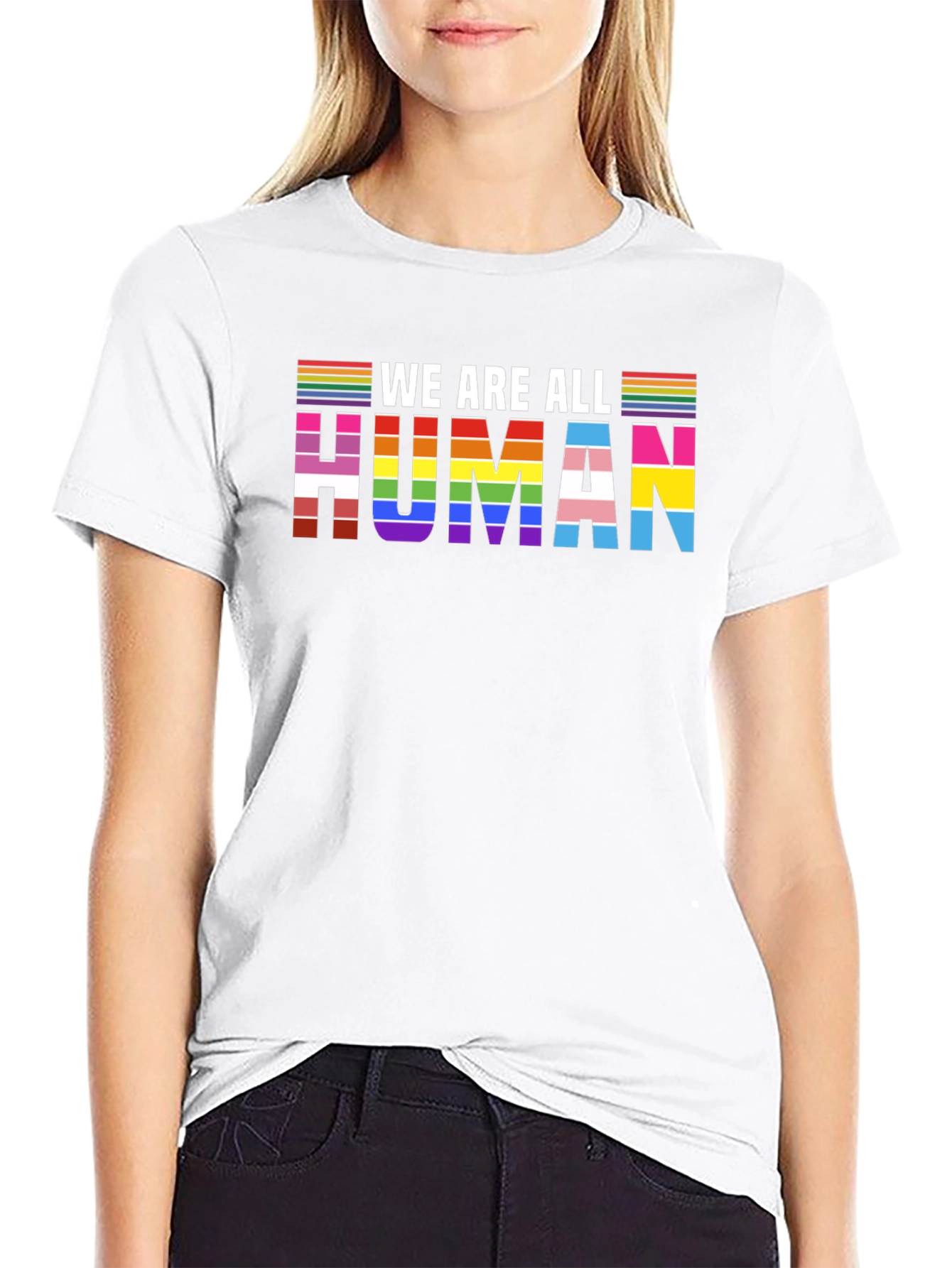 We Are All Human LGBT Pride T-Shirt