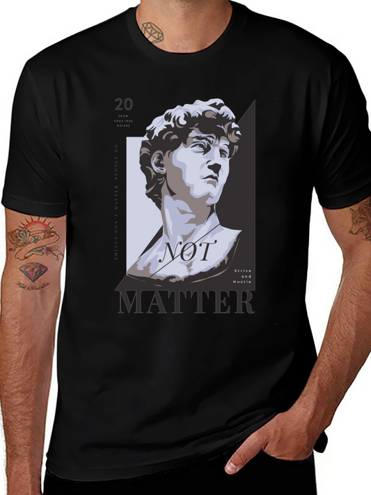 David Statue Graphic Tee - Not Matter Black T-Shirt