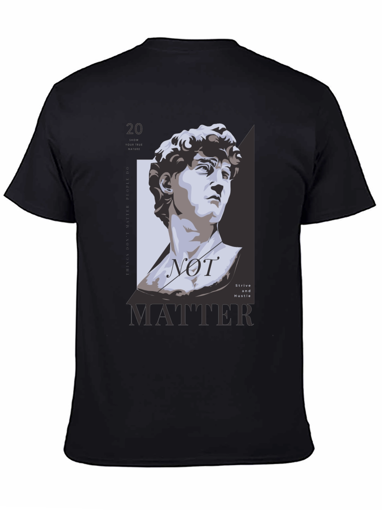 David Statue Graphic Tee - Not Matter Black T-Shirt
