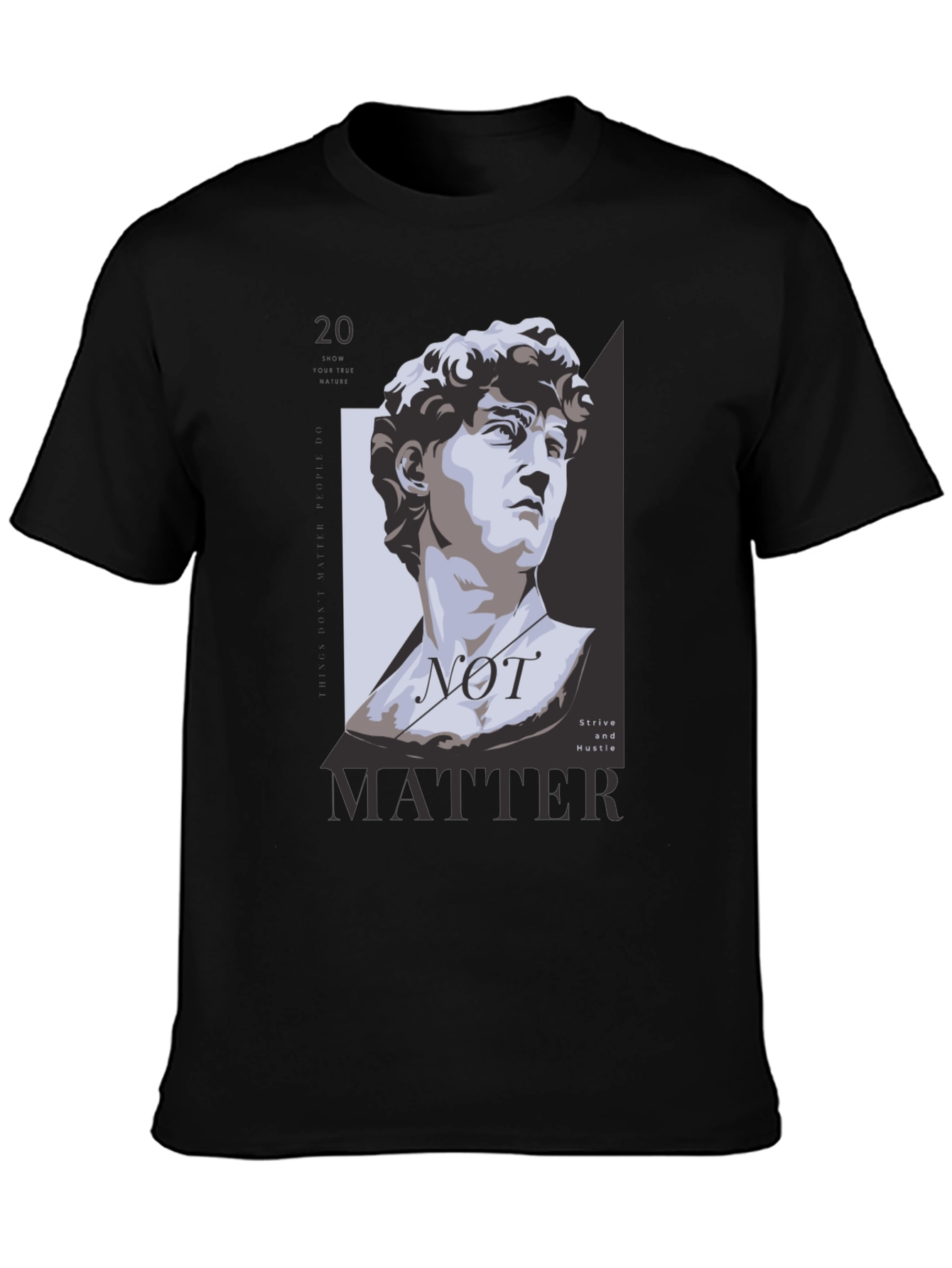 David Statue Graphic Tee - Not Matter Black T-Shirt