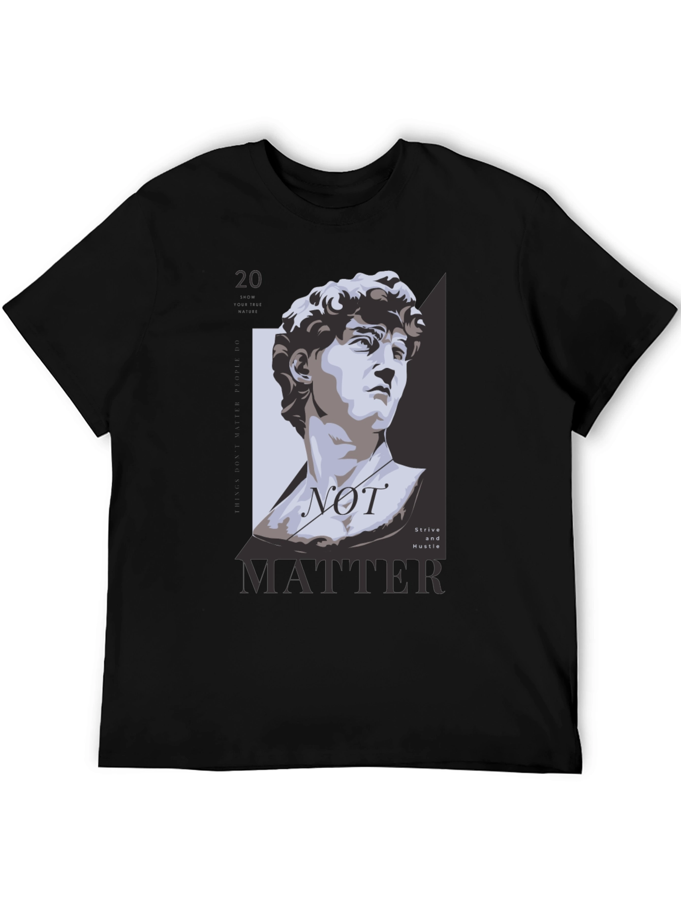 David Statue Graphic Tee - Not Matter Black T-Shirt