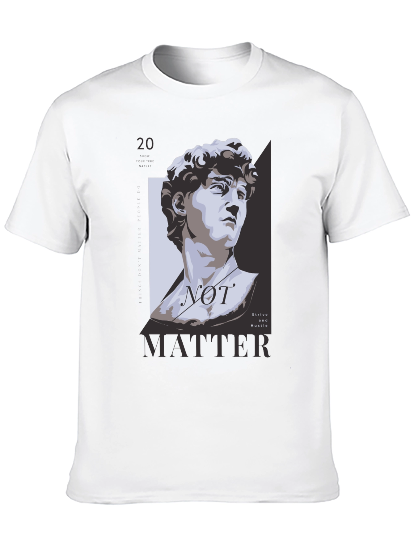 David Statue Graphic Tee - Not Matter Black T-Shirt
