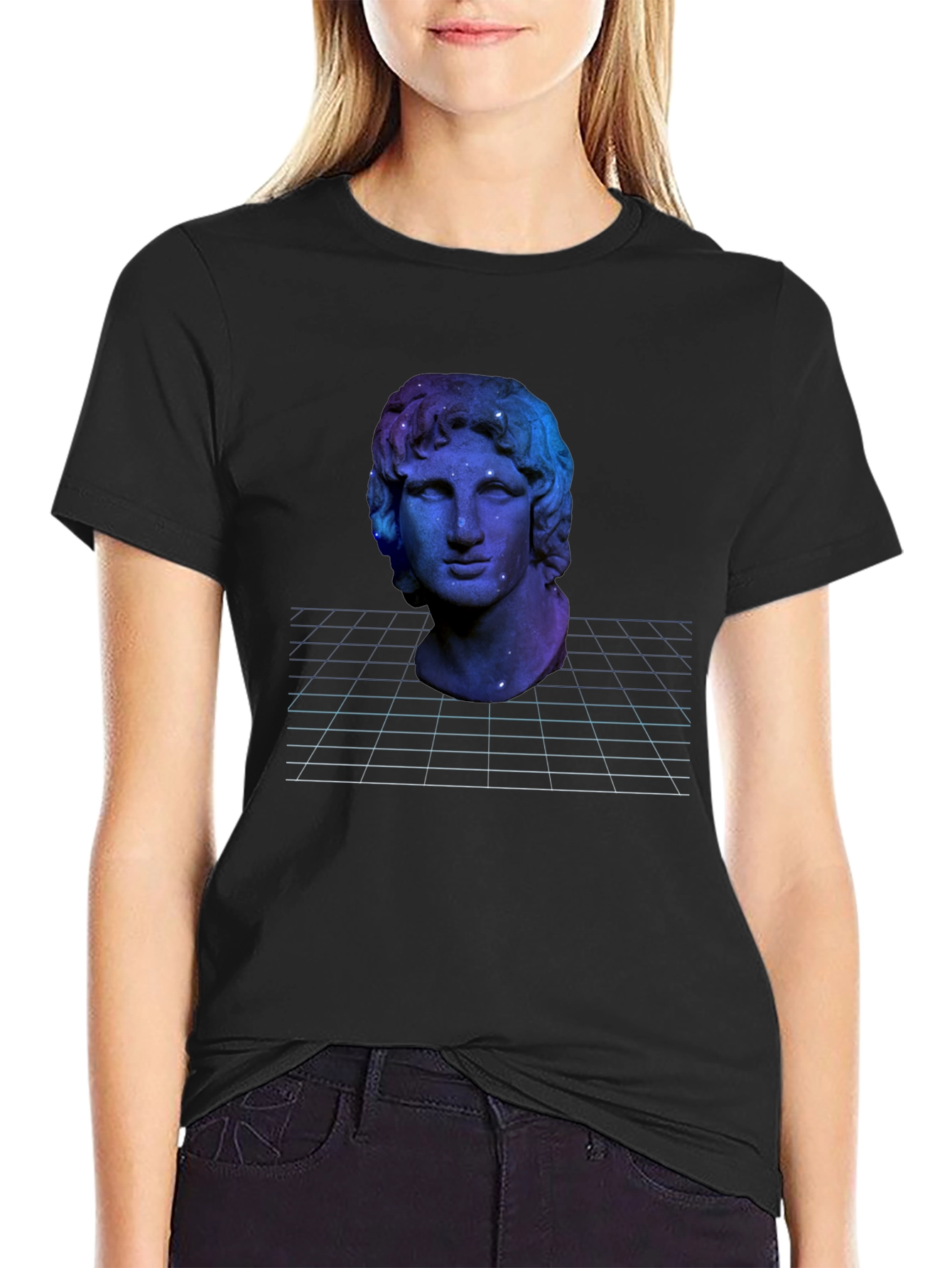 Nebula Statue Graphic Tee