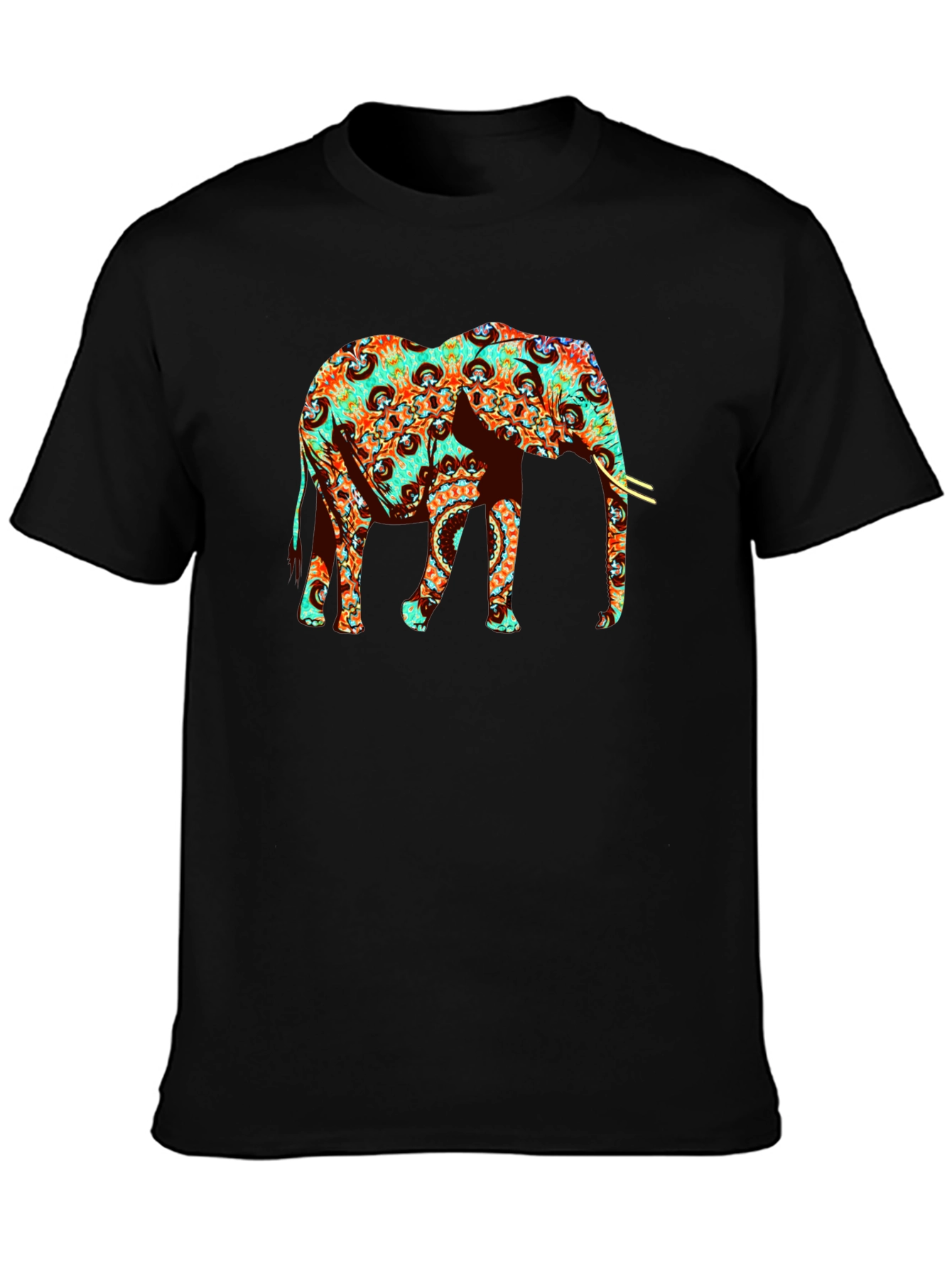 Elephant Mandala Graphic Tee