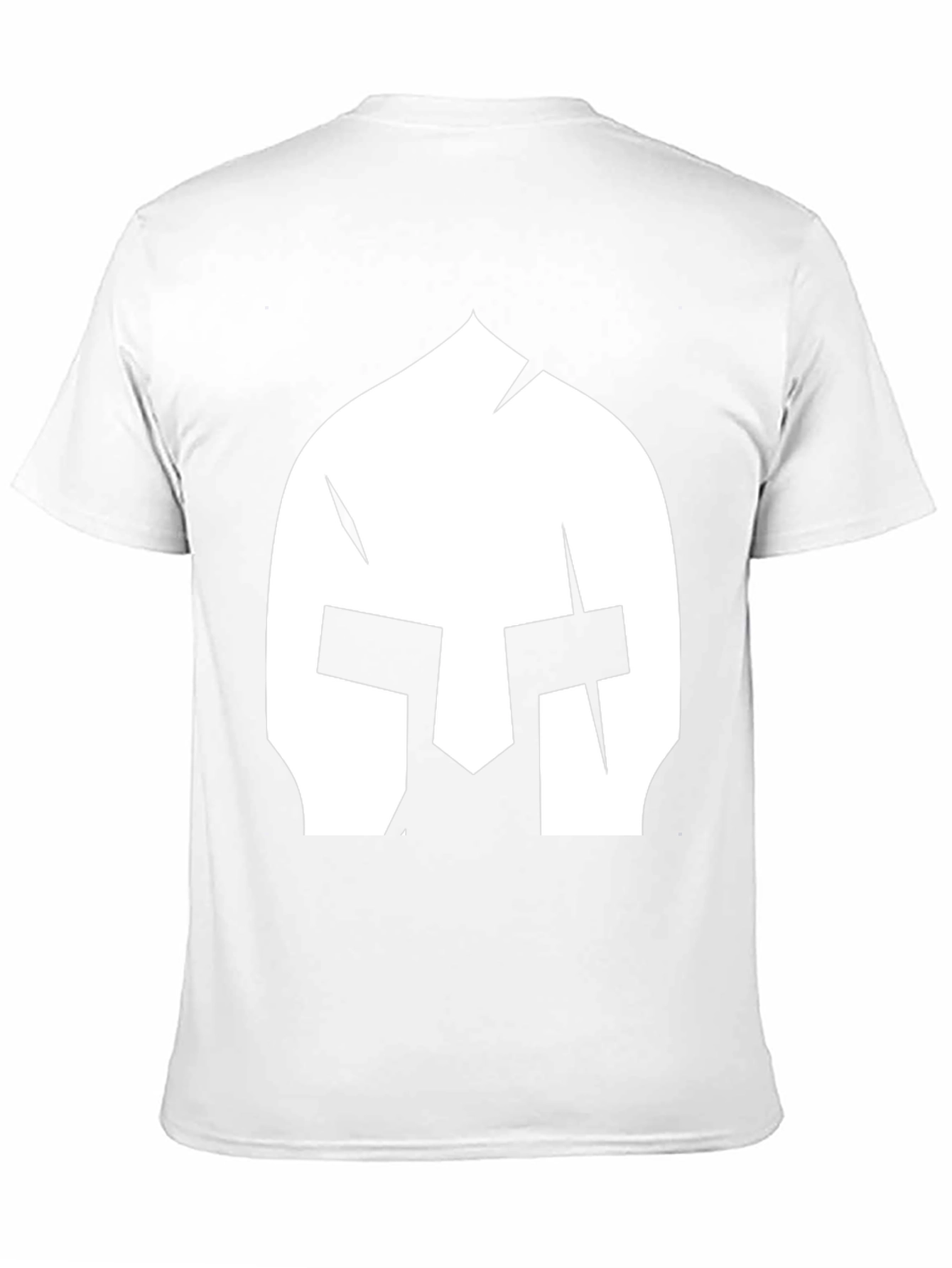 Spartan Helmet Graphic Tee - Black Cotton T-Shirt