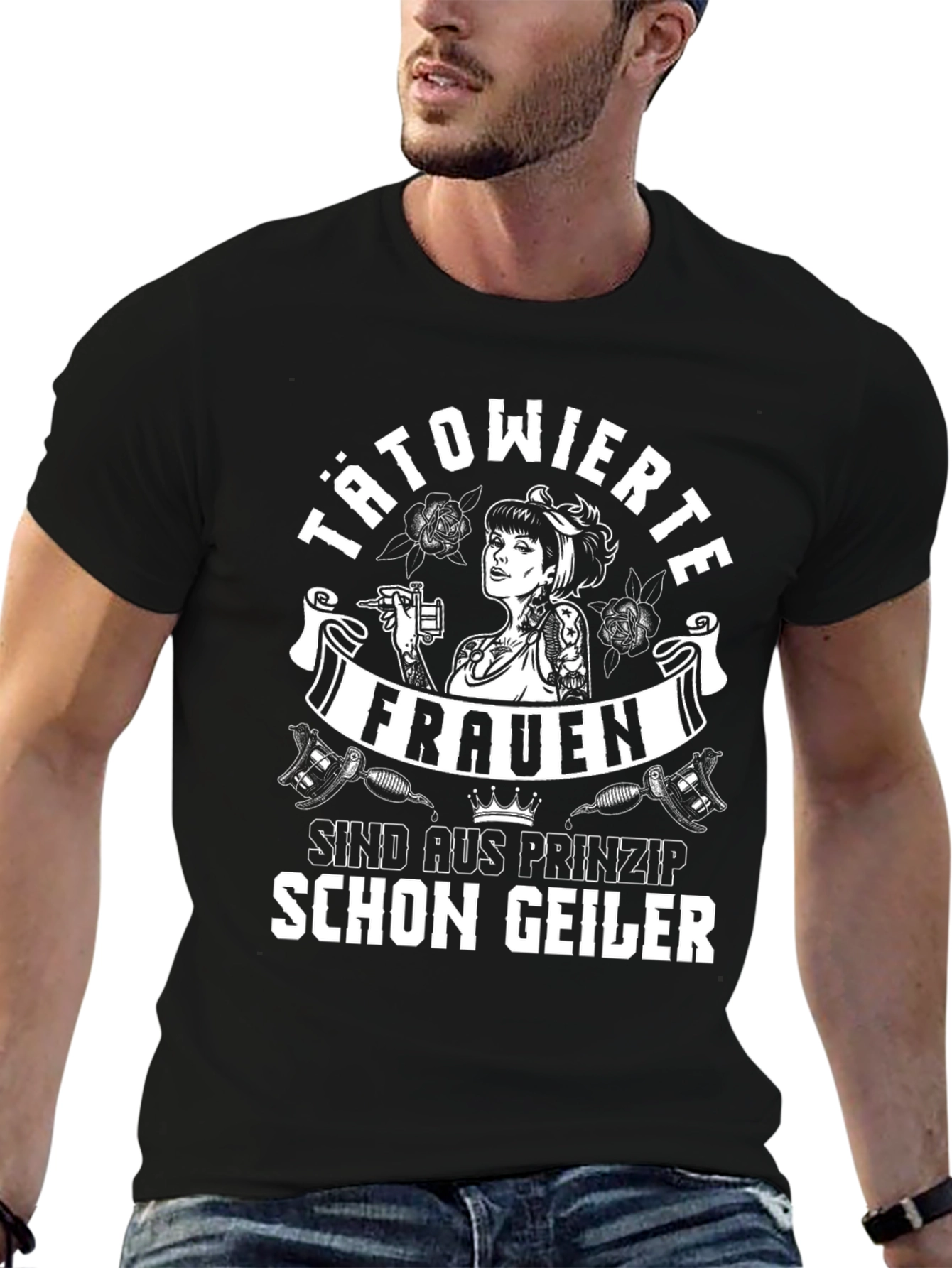 Tätowierte Frauen T-Shirt - Tattooed Woman Shirt