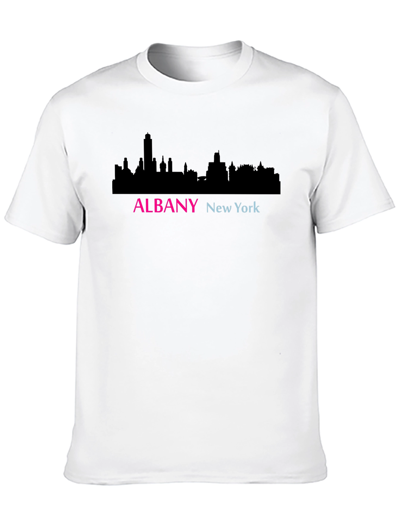 Albany New York Skyline Graphic T-Shirt