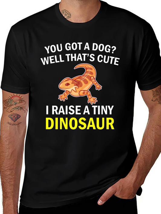 Funny Bearded Dragon T-Shirt - Tiny Dinosaur Pet Lover Tee
