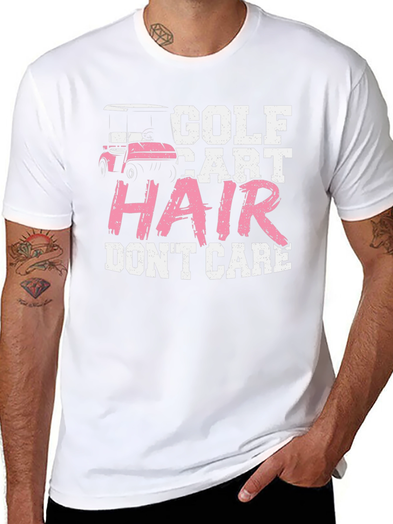 Golf Cart Hair Dont Care T-Shirt