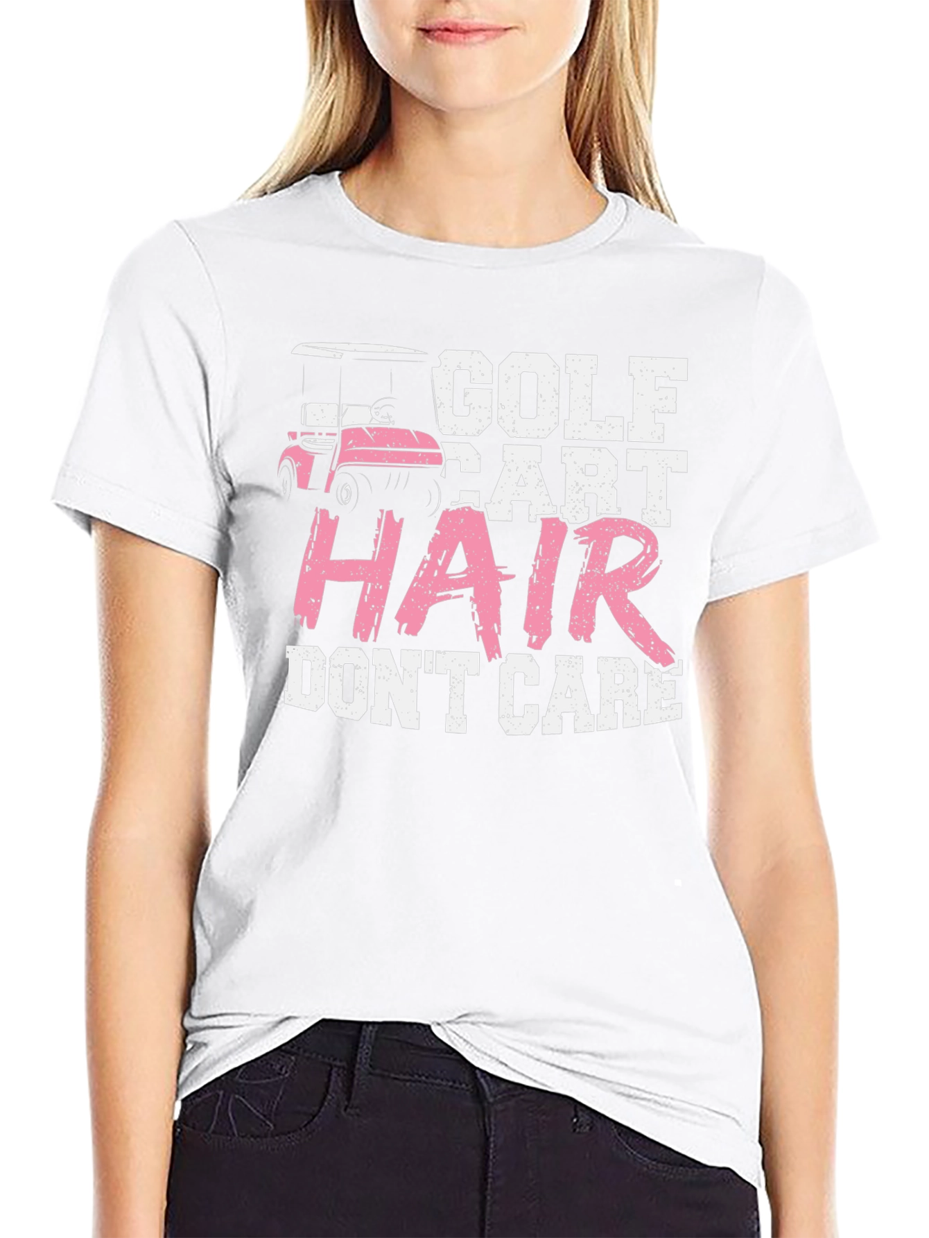 Golf Cart Hair Dont Care T-Shirt