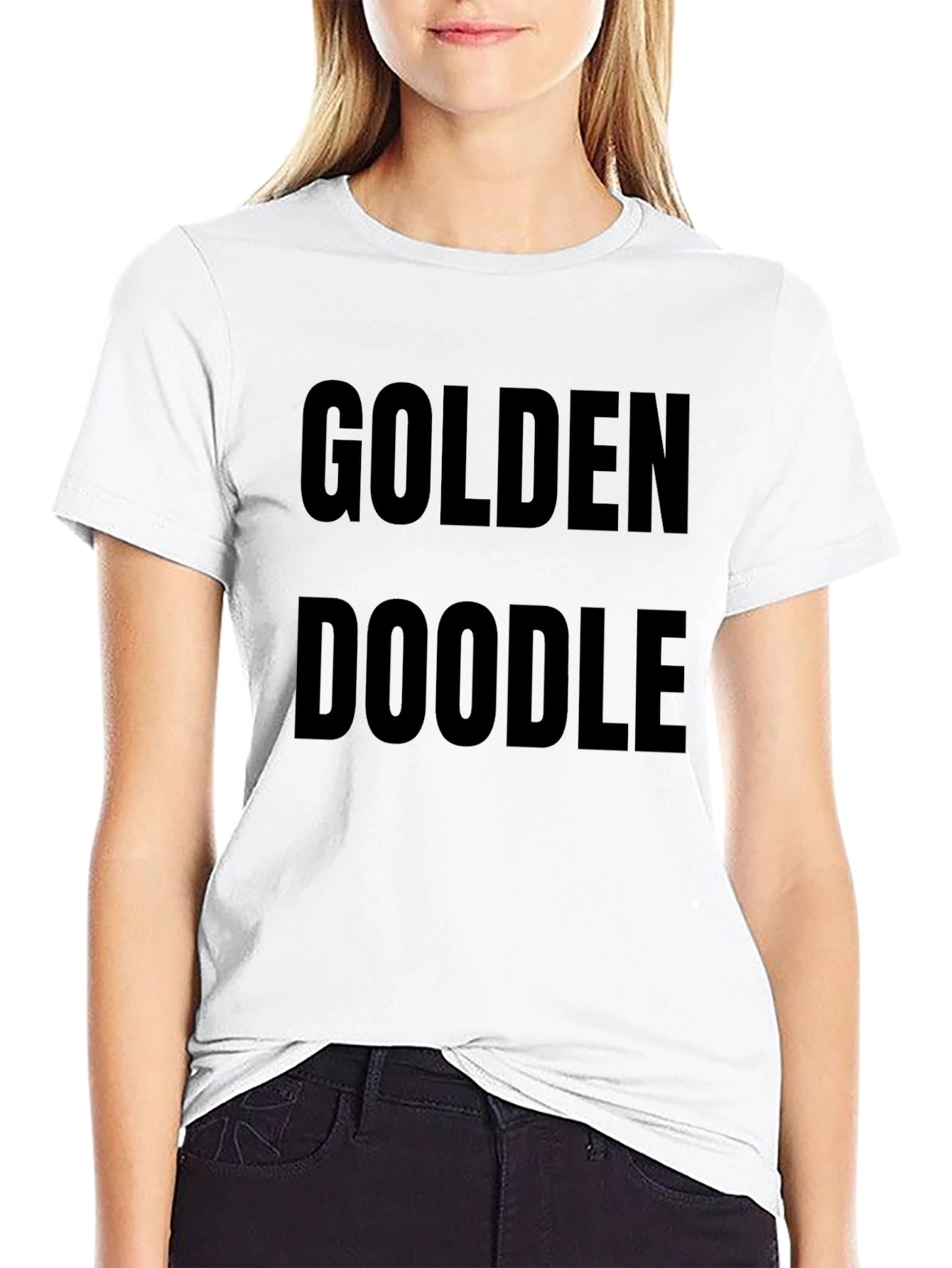Golden Doodle T-Shirt - Black