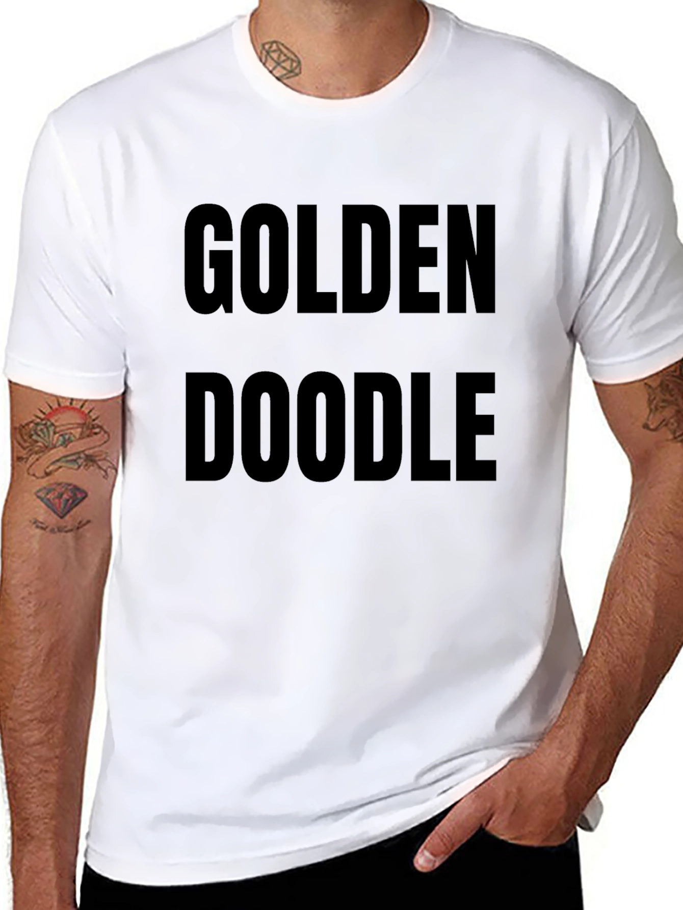 Golden Doodle T-Shirt - Black