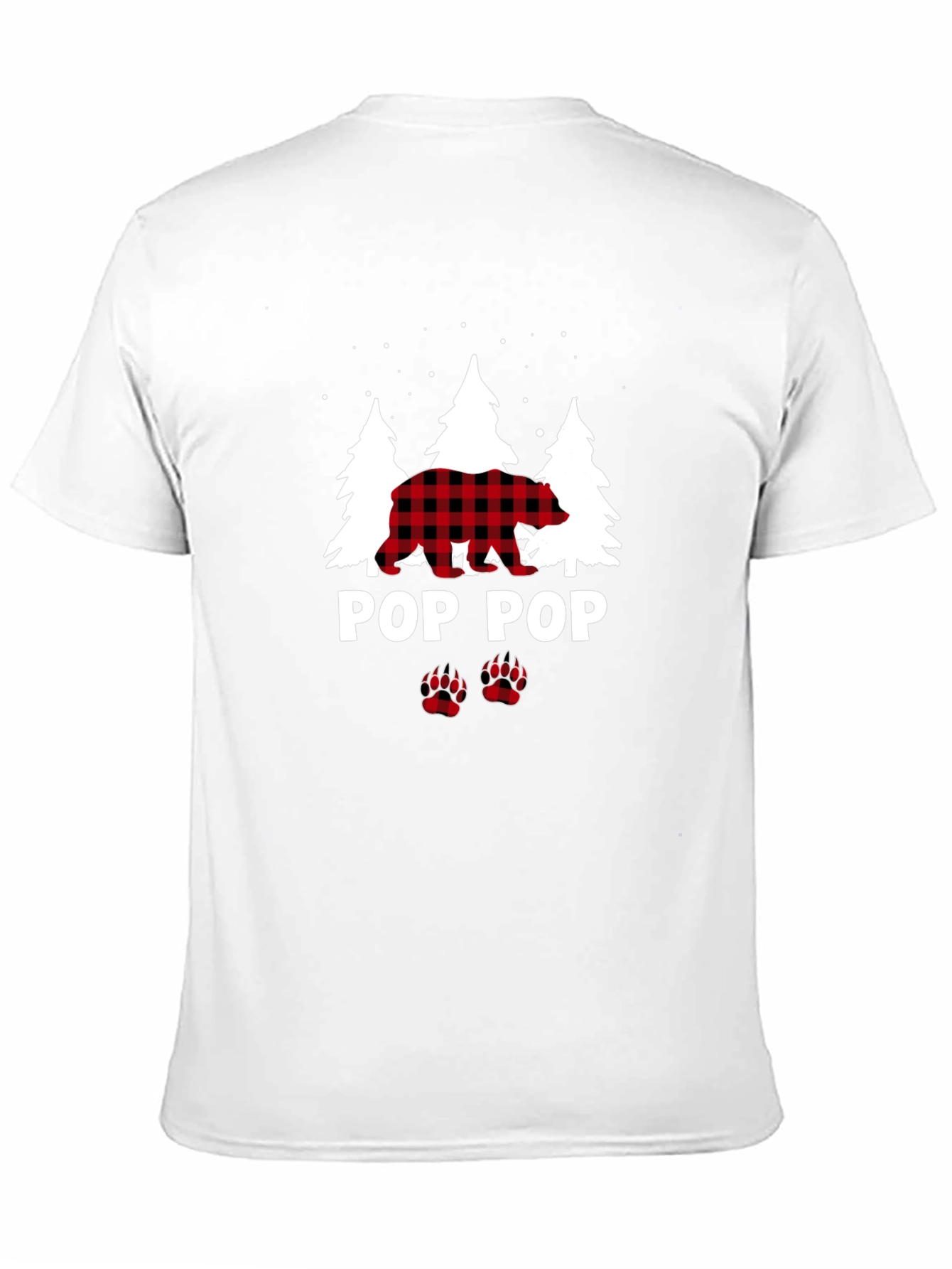 Pop Pop Bear Flannel T-Shirt