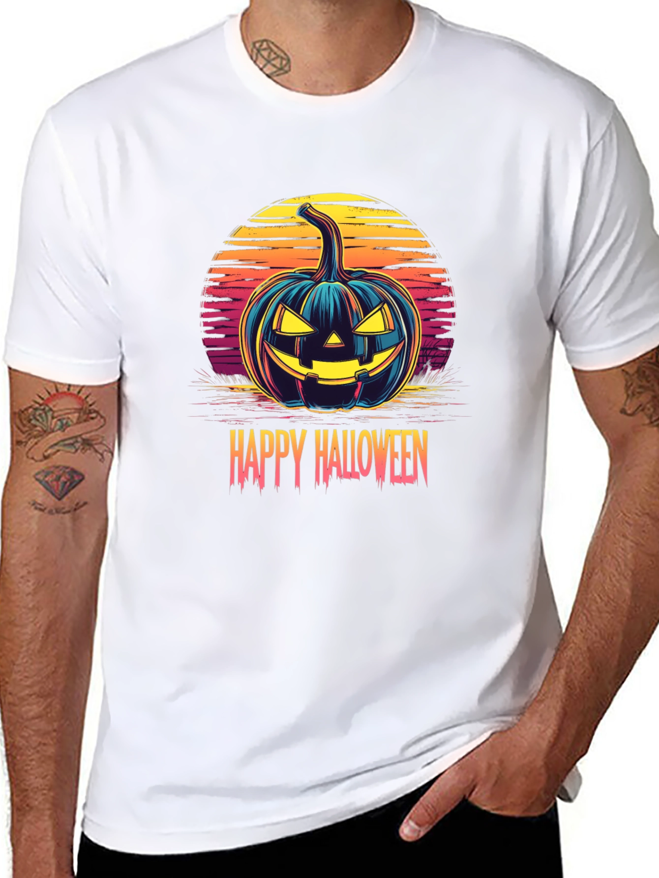 Happy Halloween Pumpkin Graphic Tee