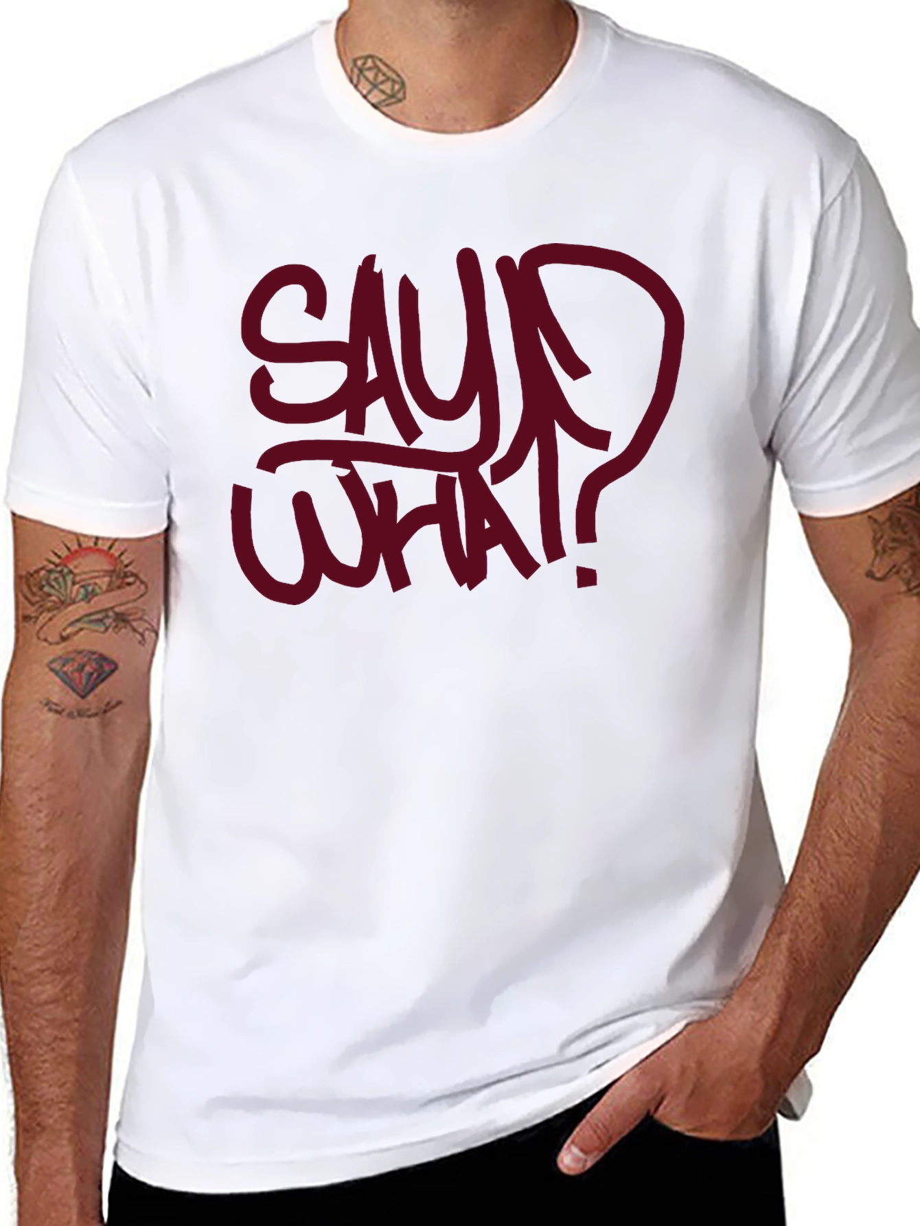 Say What? Graphic Tee - Bold Streetwear Style