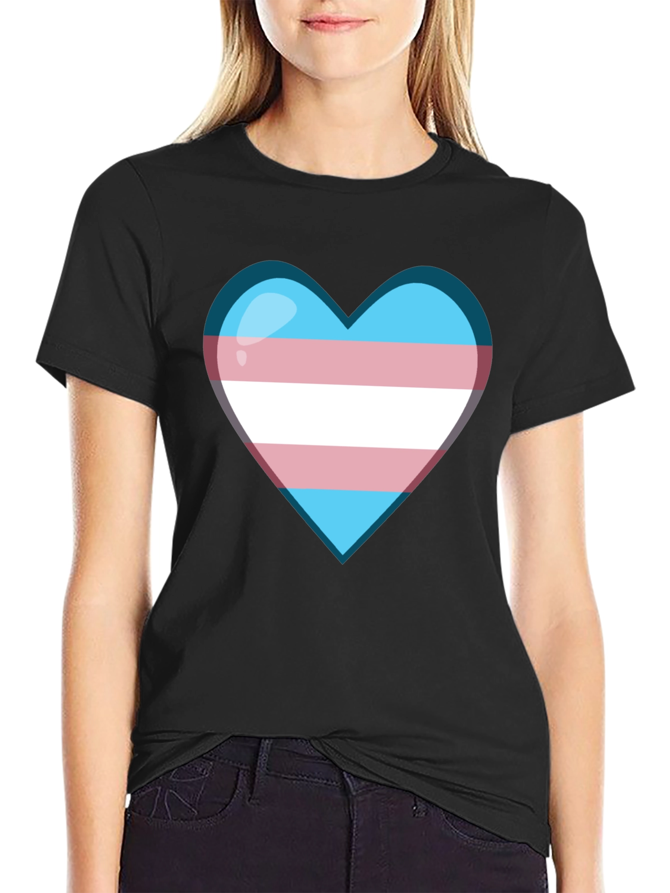 Transgender Pride Heart T-Shirt