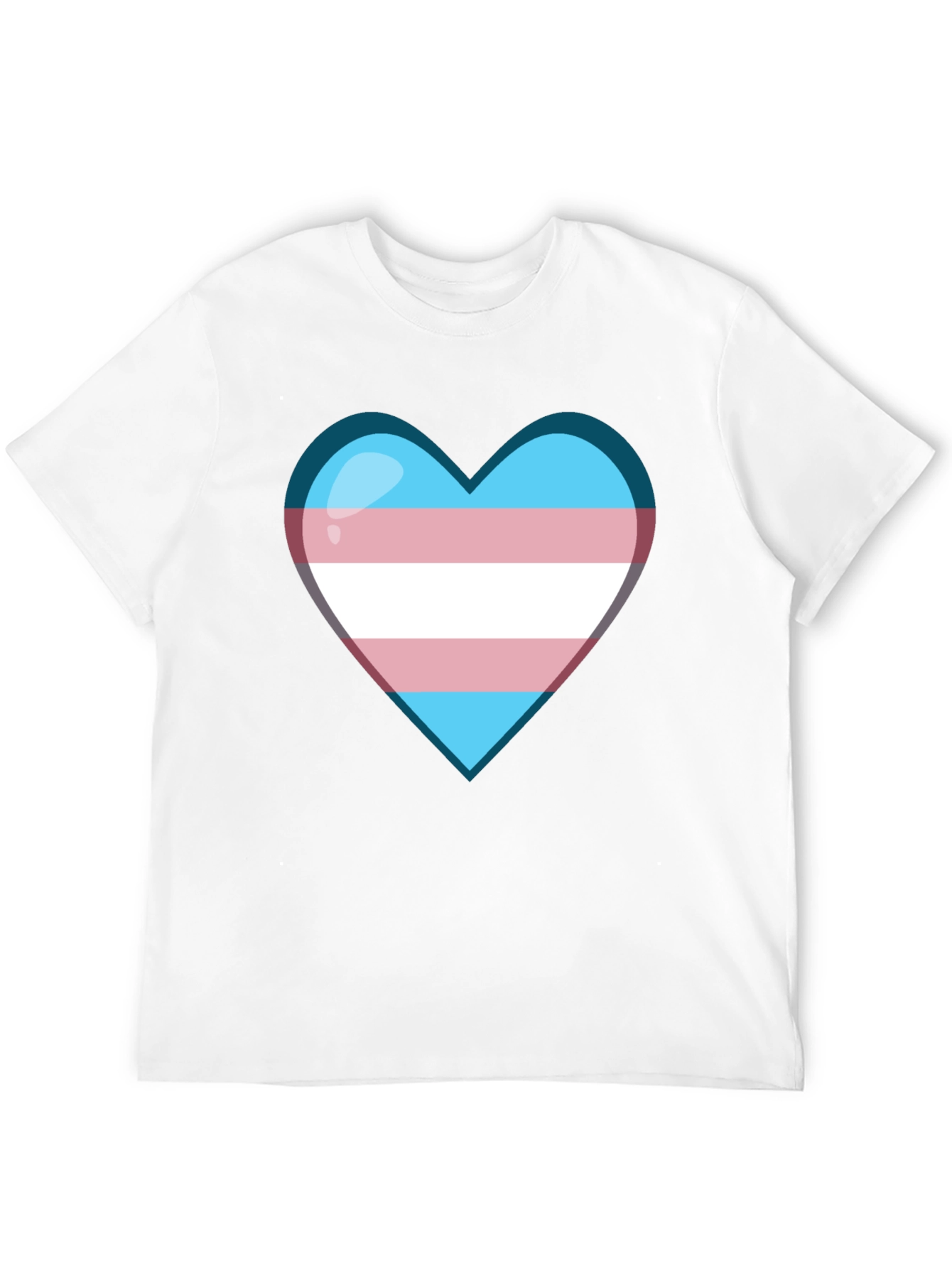 Transgender Pride Heart T-Shirt