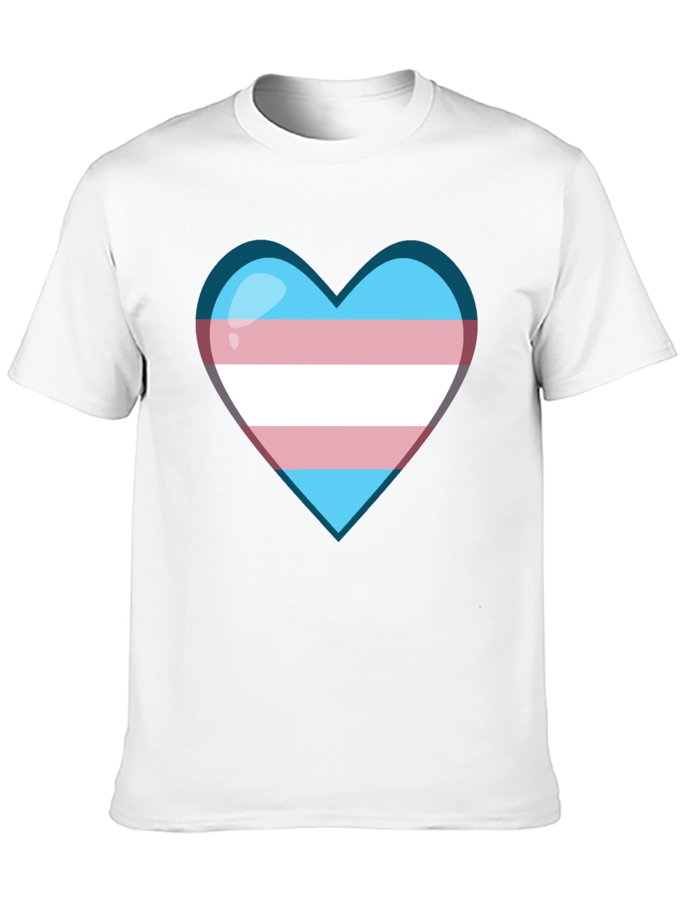 Transgender Pride Heart T-Shirt