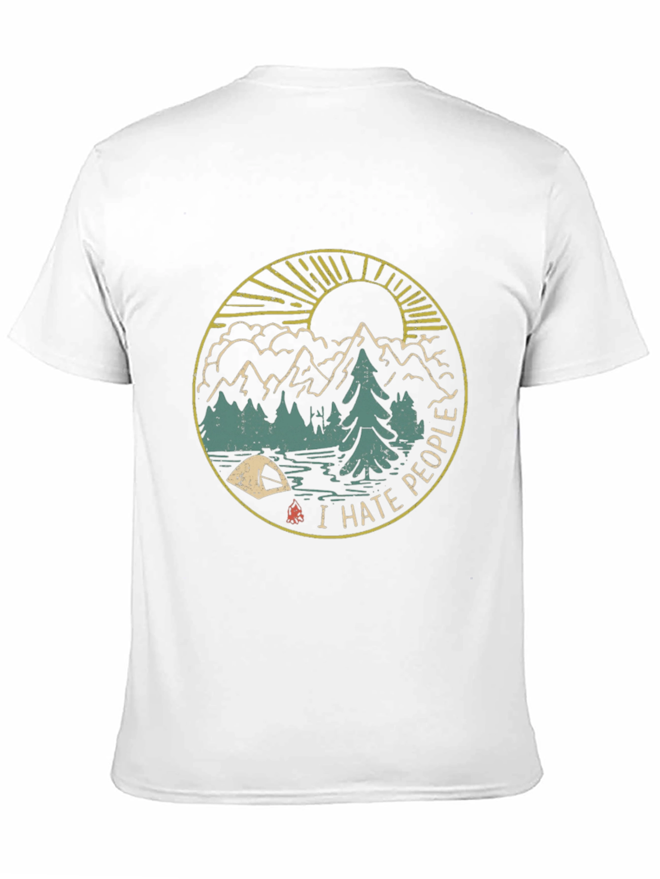 I Hate People Camping Graphic T-Shirt