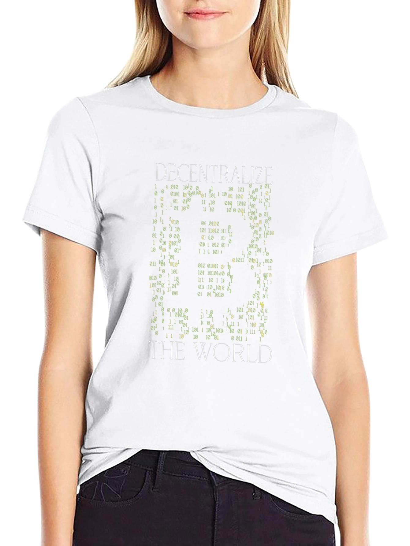 Decentralize The World Bitcoin Black T-Shirt