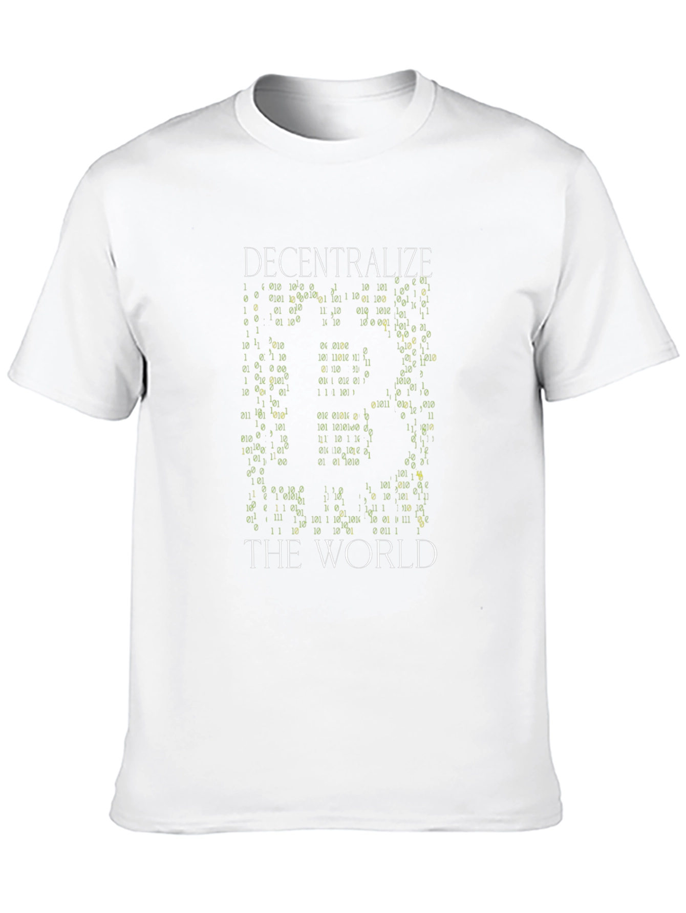 Decentralize The World Bitcoin Black T-Shirt