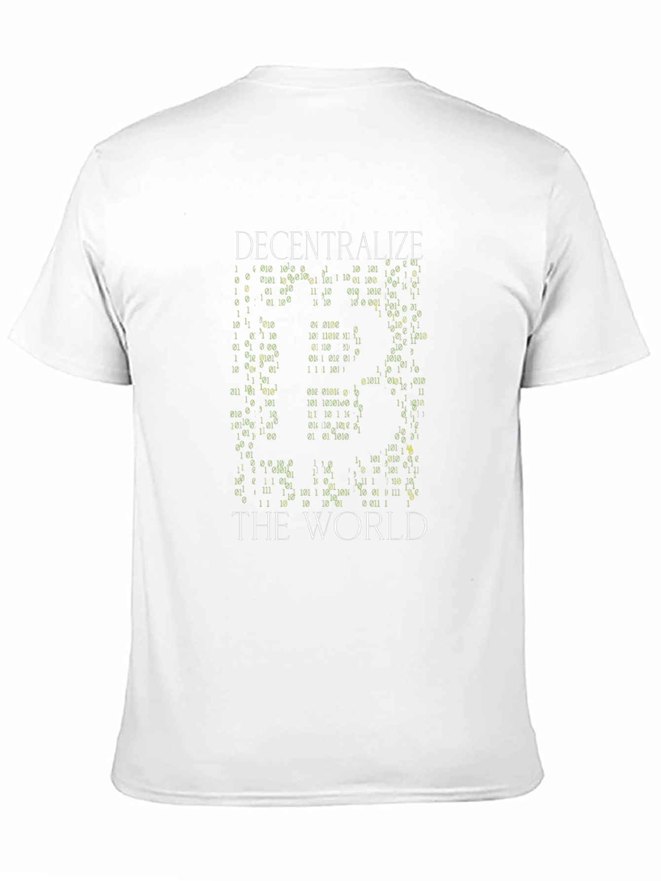 Decentralize The World Bitcoin Black T-Shirt