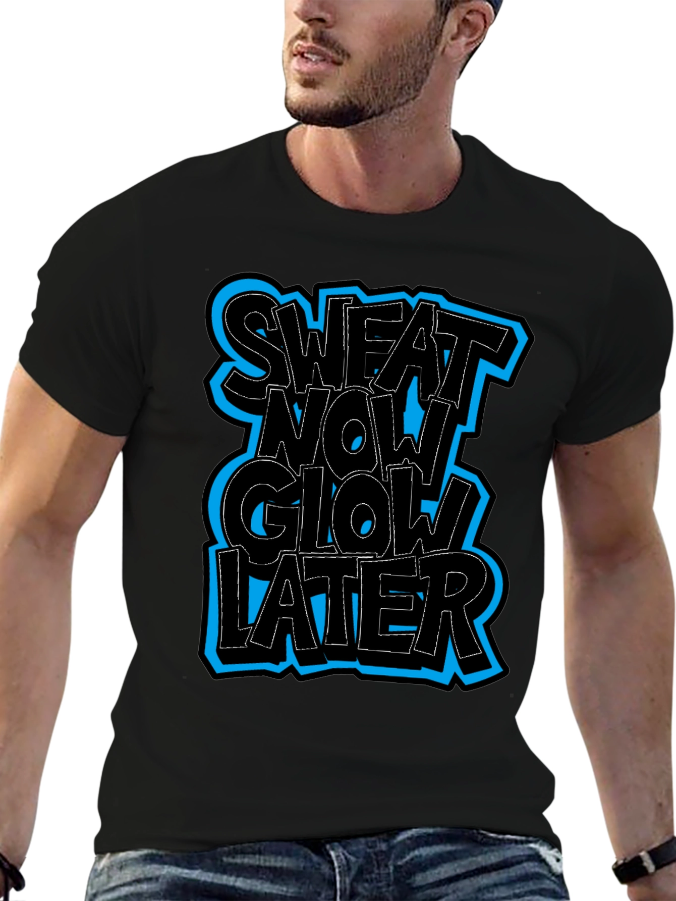 Sweat Now Glow Later Graphic Tee