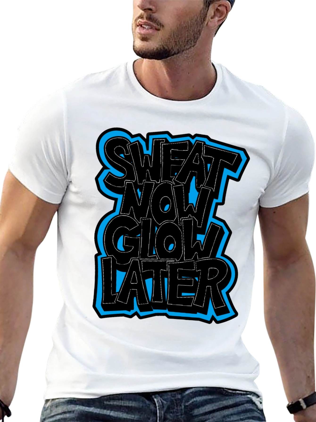 Sweat Now Glow Later Graphic Tee