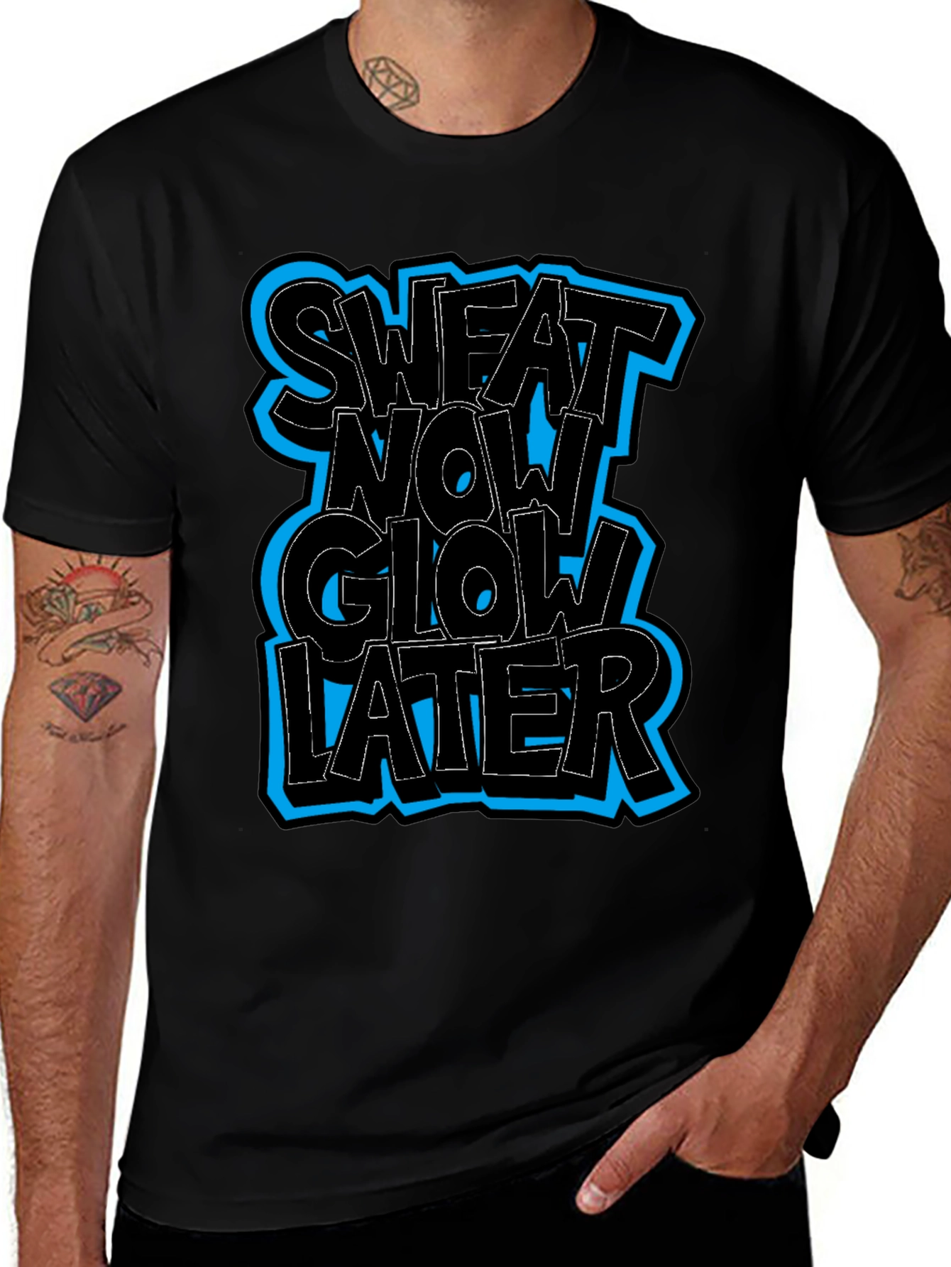 Sweat Now Glow Later Graphic Tee