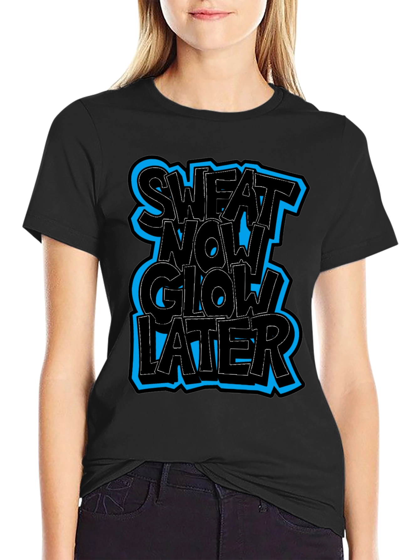 Sweat Now Glow Later Graphic Tee