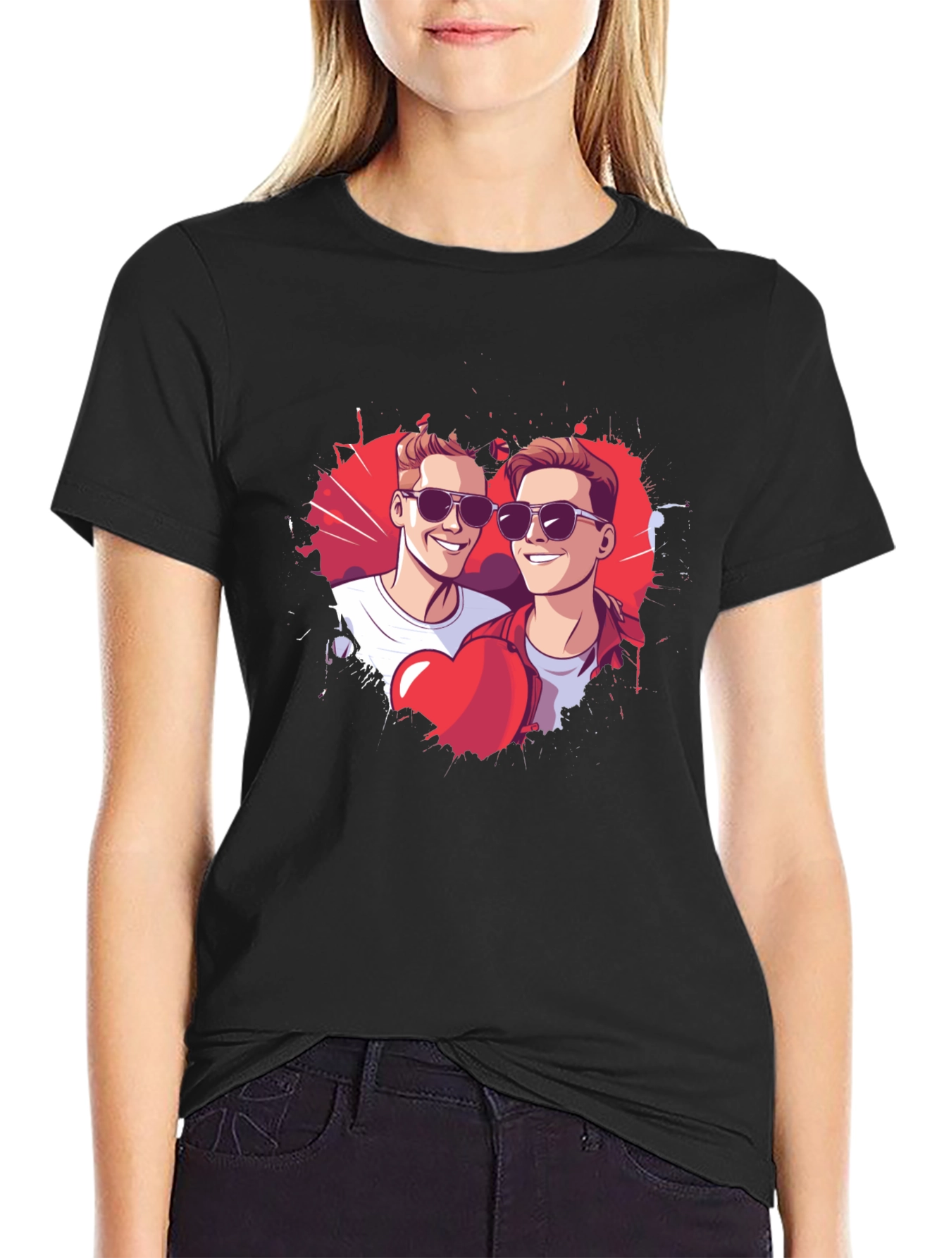 Trendy Graphic Tee - Love Wins