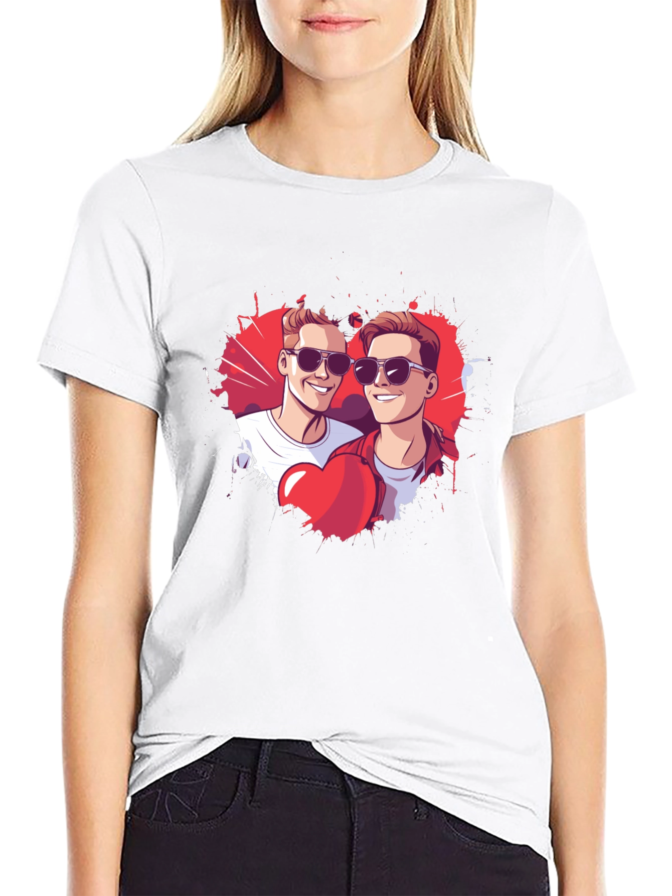 Trendy Graphic Tee - Love Wins