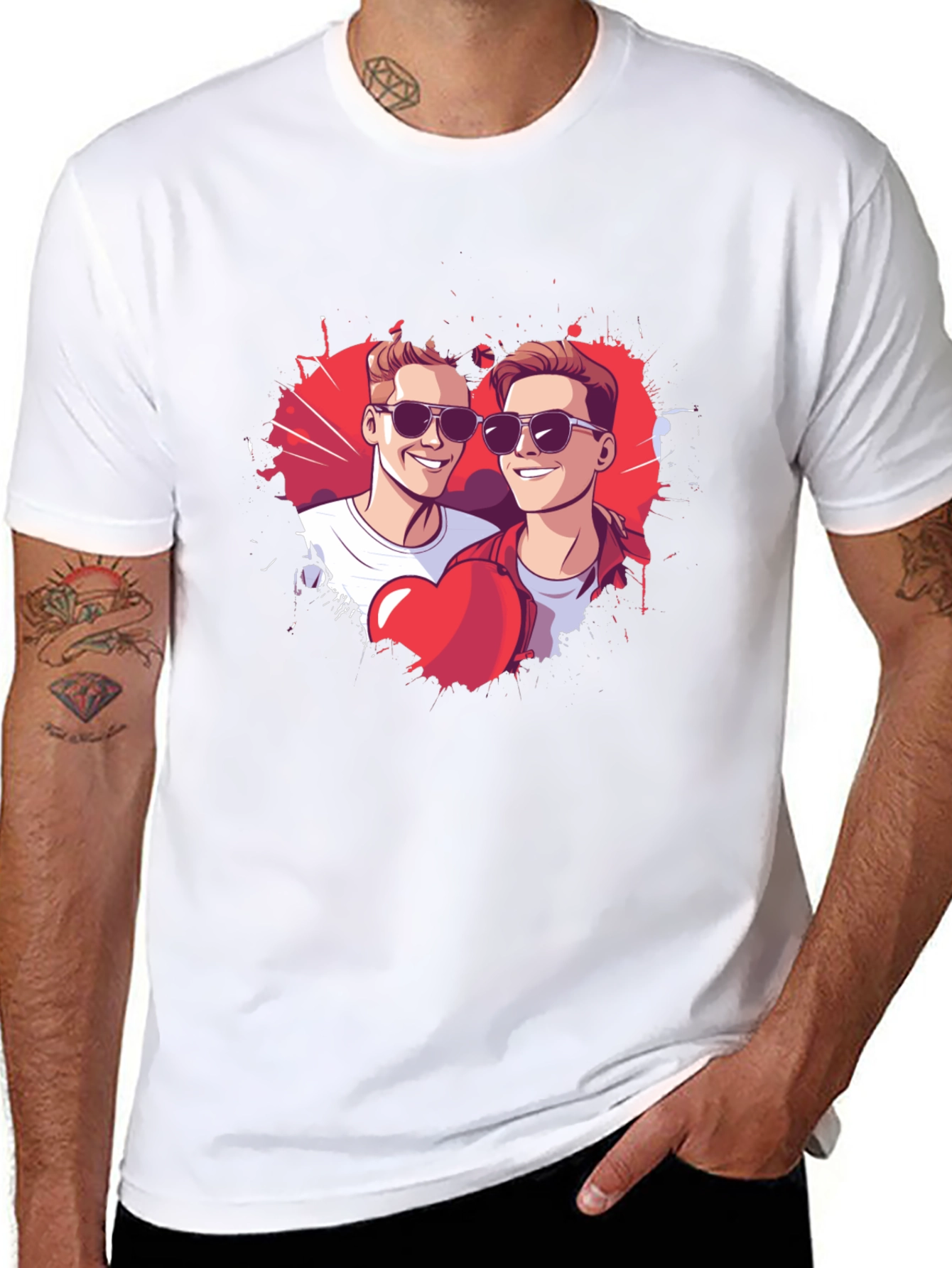 Trendy Graphic Tee - Love Wins