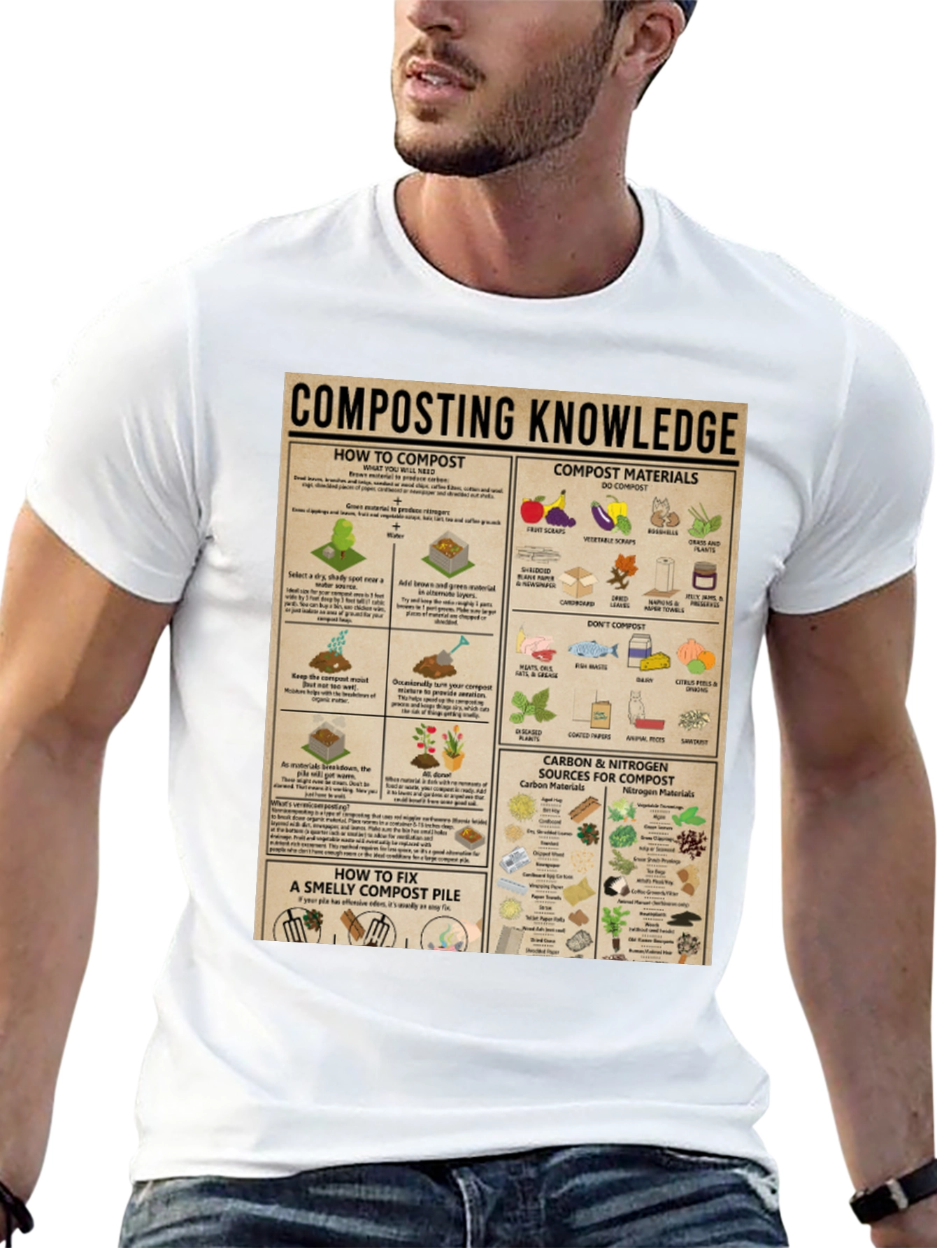 Composting Knowledge Graphic Tee