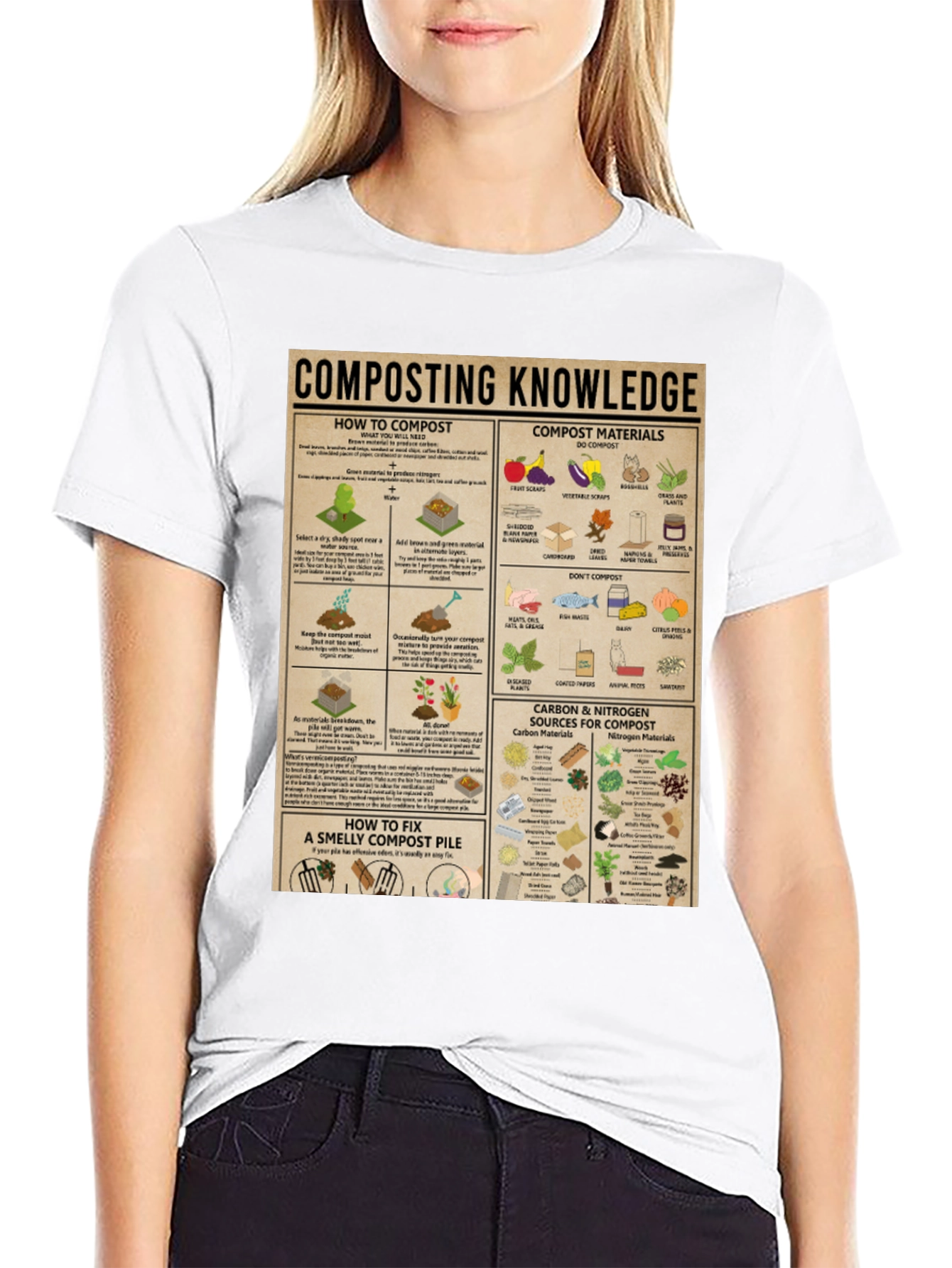 Composting Knowledge Graphic Tee