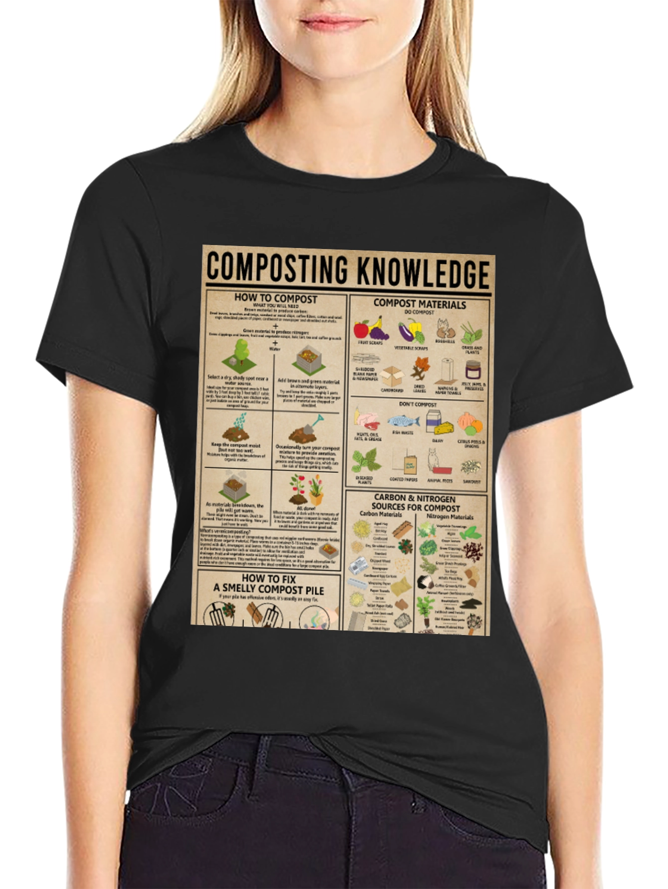 Composting Knowledge Graphic Tee